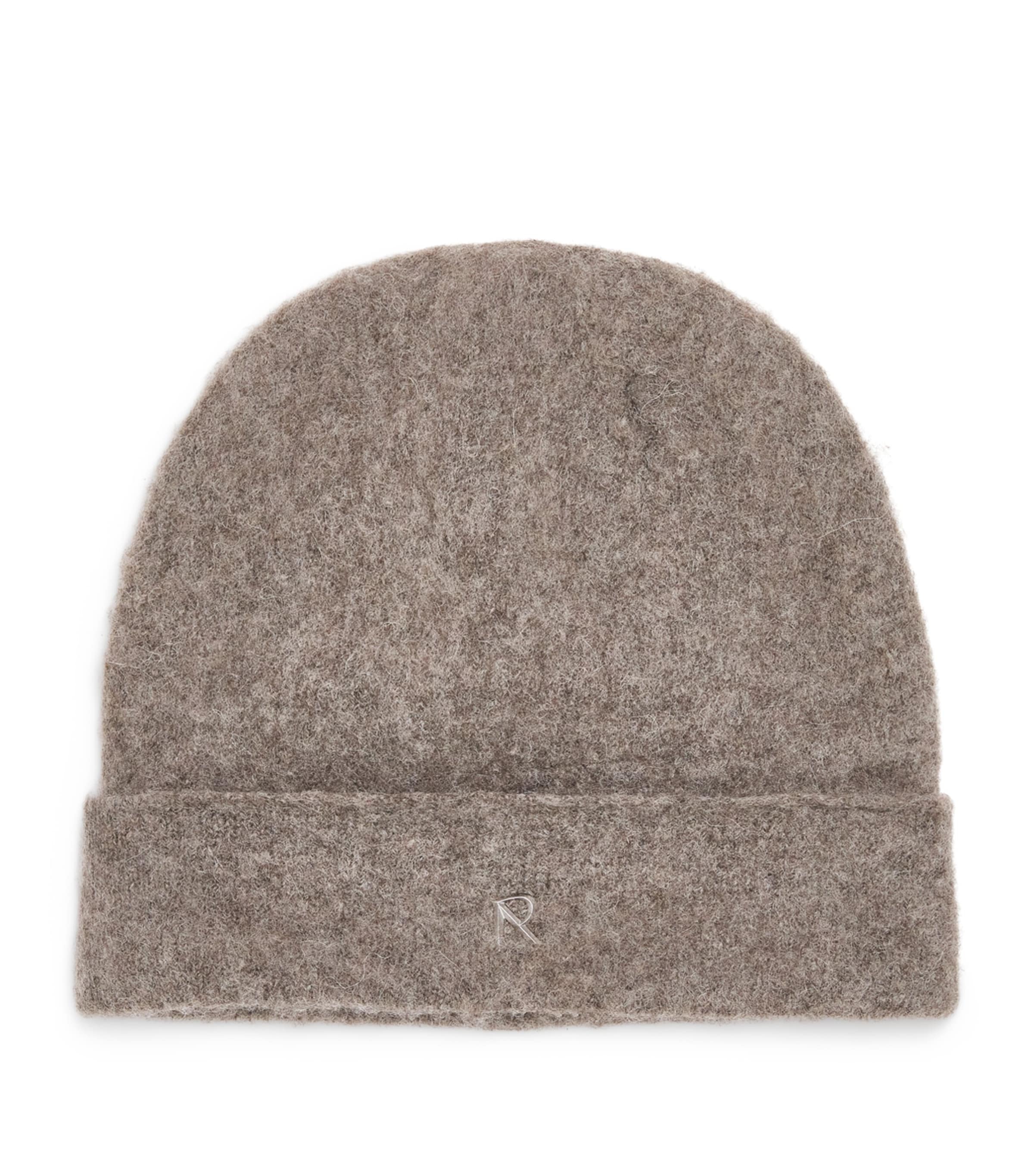 Represent Brushed Logo Beanie In Brown