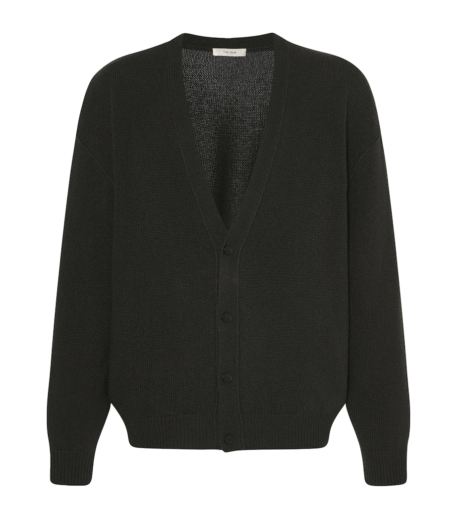 Mats Cashmere Cardigan FADED BLACK Image 1