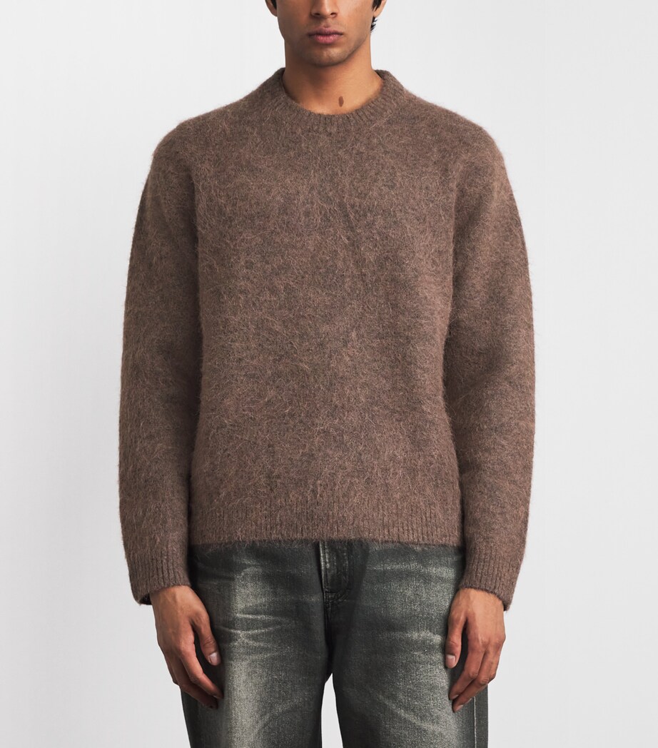 NN.07 Mens Alpaca-Blend Russell 60012 Sweater Mable Husk Image 4