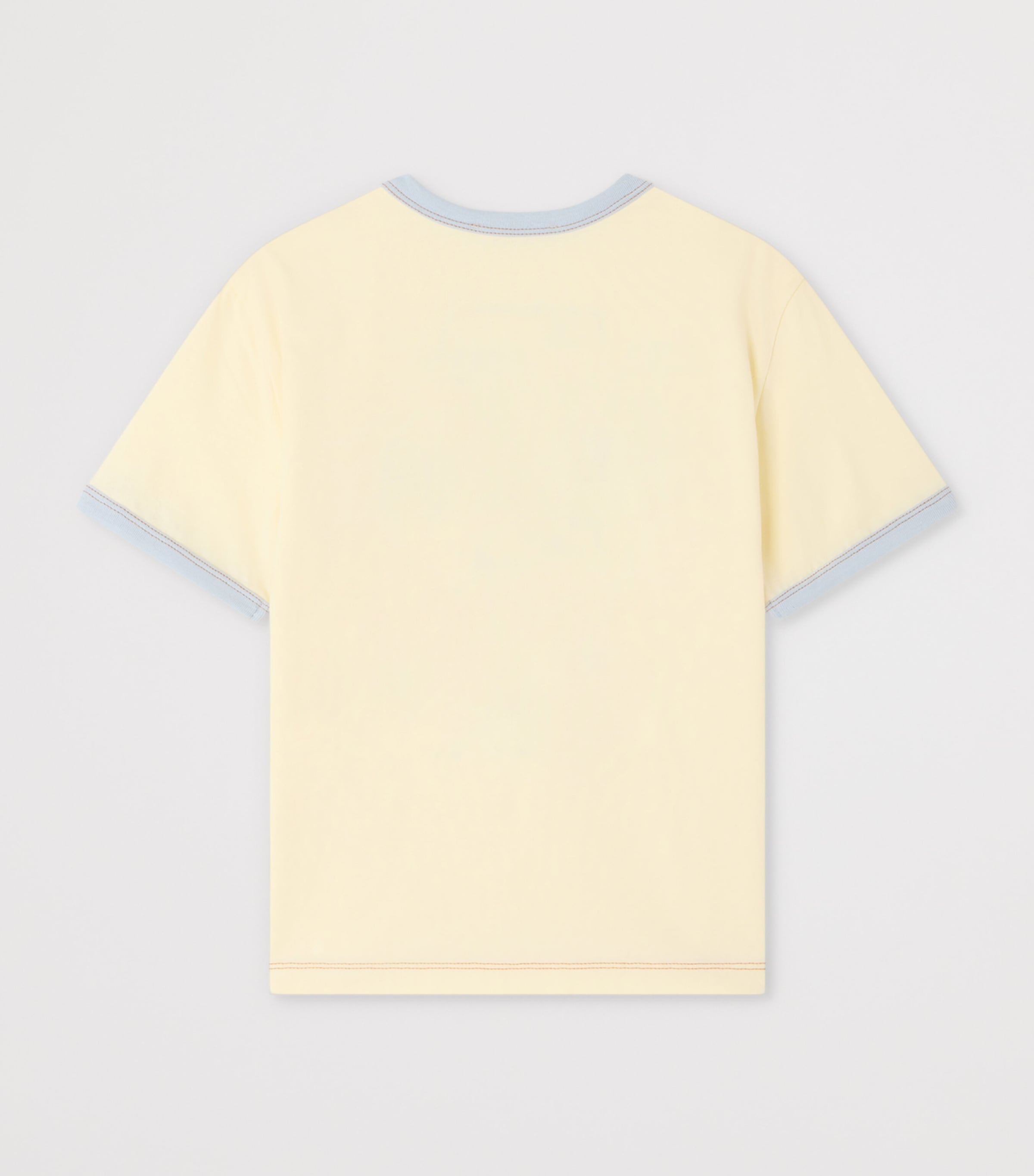 Bonpoint Record Print T-Shirt (4-8 Years) Jaune Clair Image 2