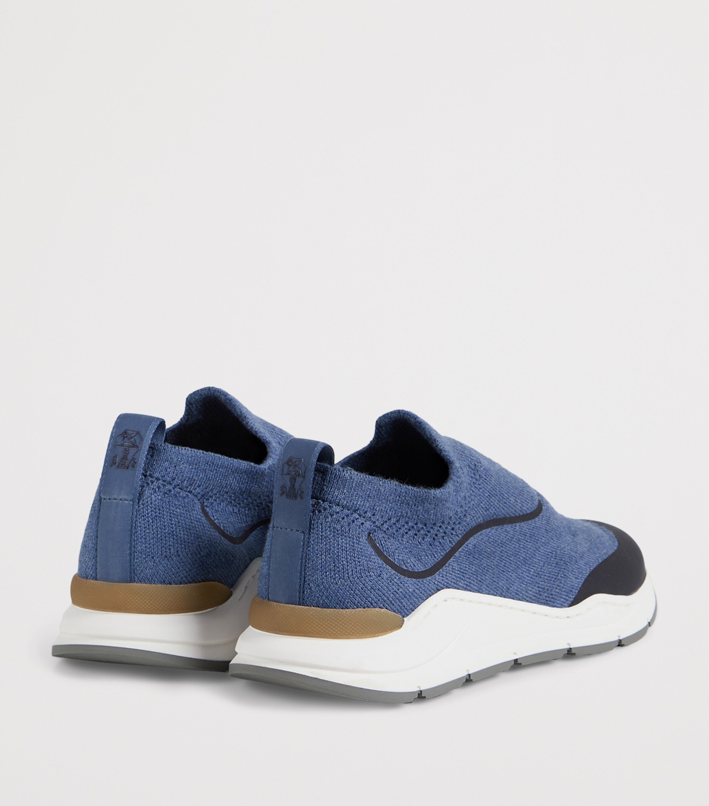 Brunello Cucinelli Kids Cotton Low-Top Sneakers Image 3
