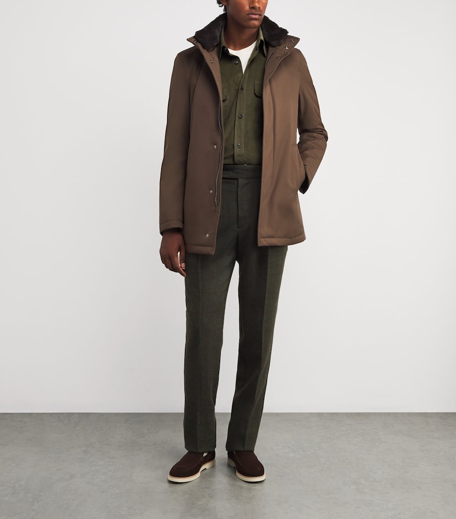 Cotton Corduroy Twin-Pocket Shirt MOSS Image 2