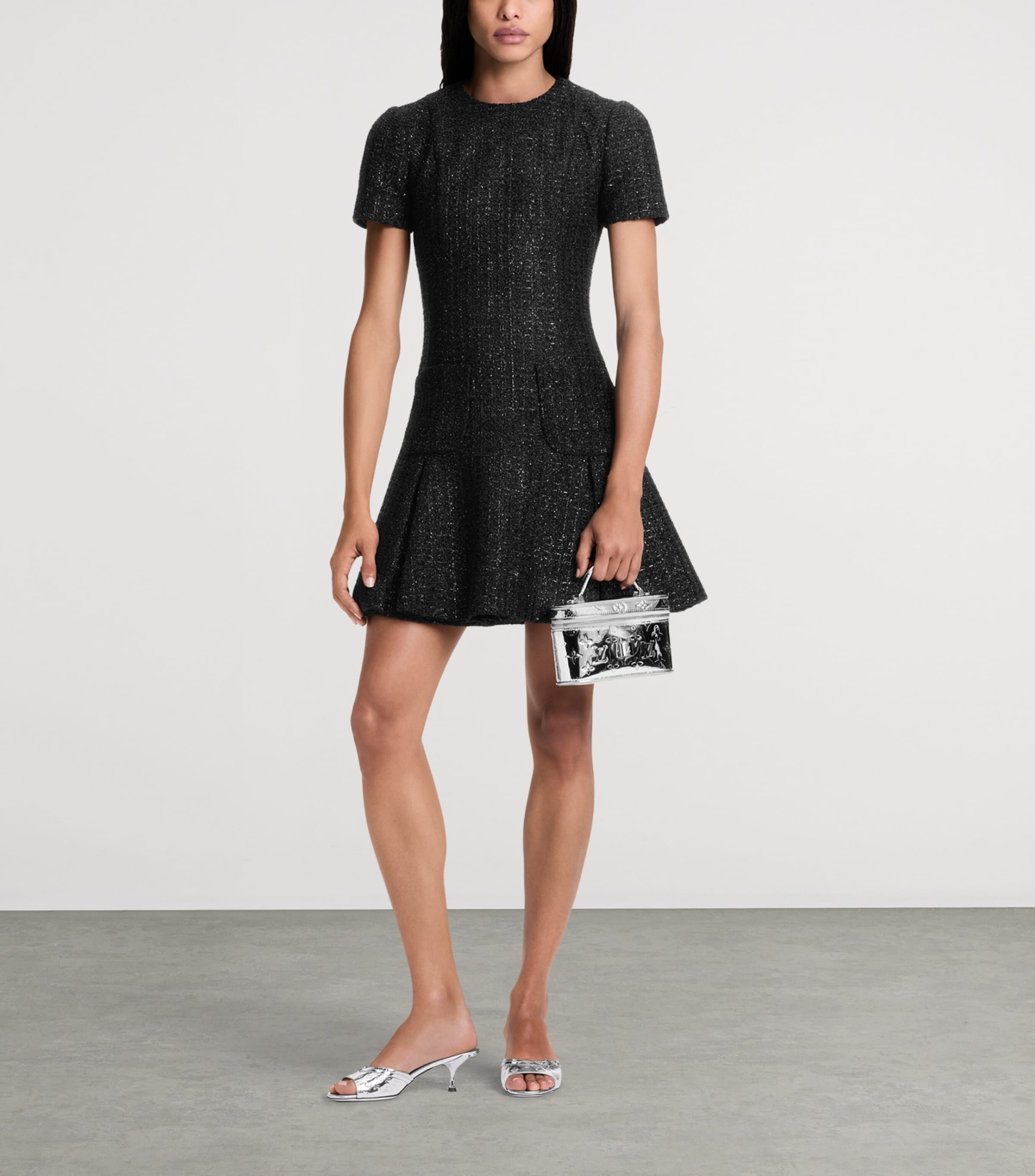 Canvas Vanity Chain Pouch SILVER Image 6