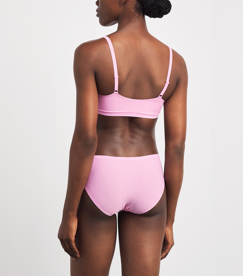 Chantelle Womens SoftStretch Brazilian Briefs Peony Pink Image 3