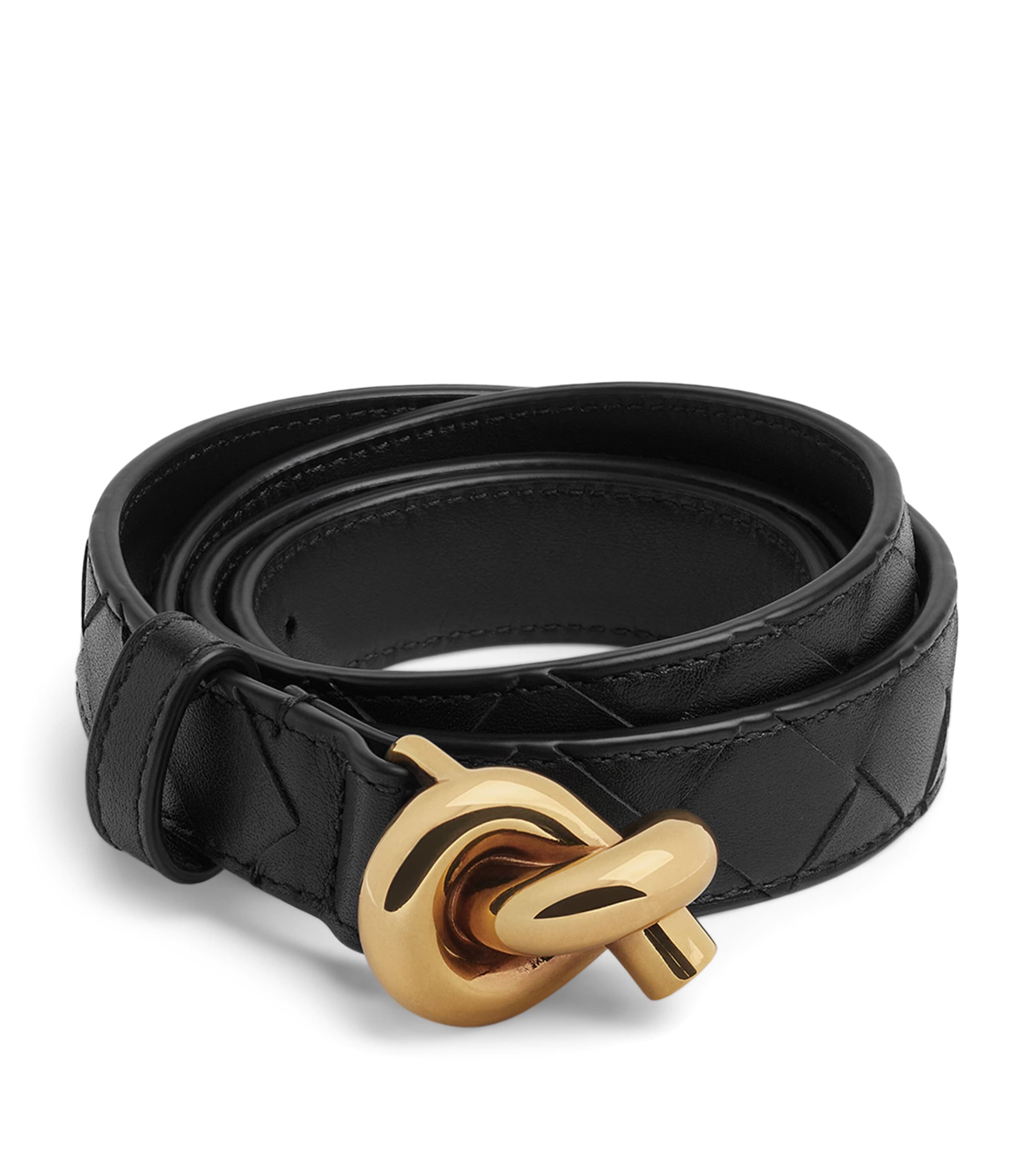 ベルト BOTTEGA VENETA   Knot Leather Belt Bottega Veneta Leather Knot Belt | Harrods CA