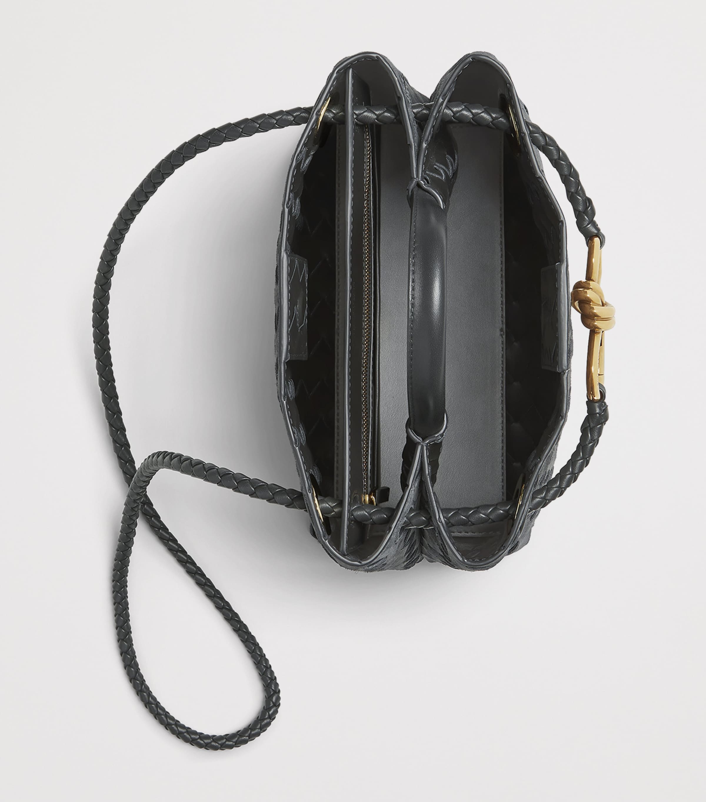 Bottega Veneta Small Suede Andiamo Shoulder Bag Image 4
