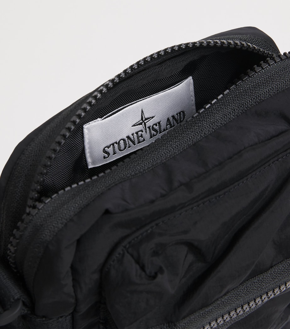 Stone Island Coated-Nylon Logo Cross-Body Bag Image 5