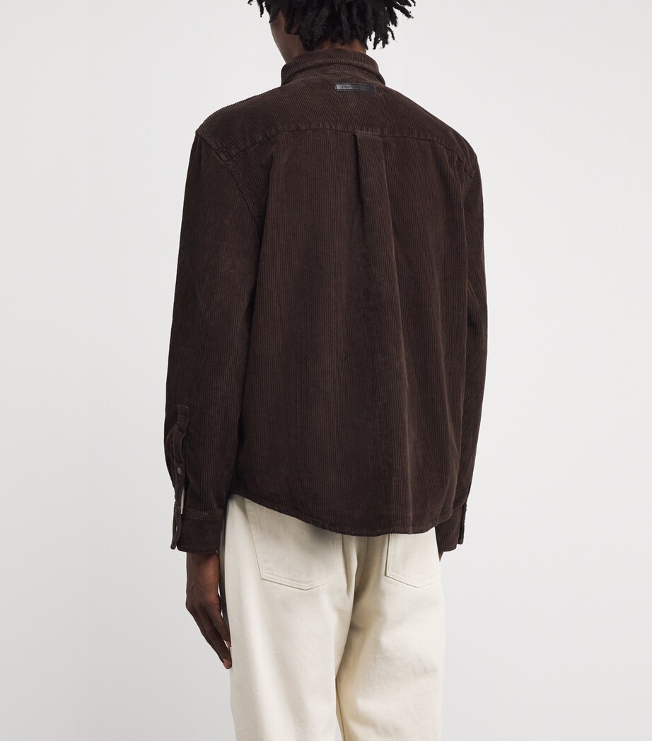 Corduroy Overshirt U71LP CORDUROY CFFE Image 4