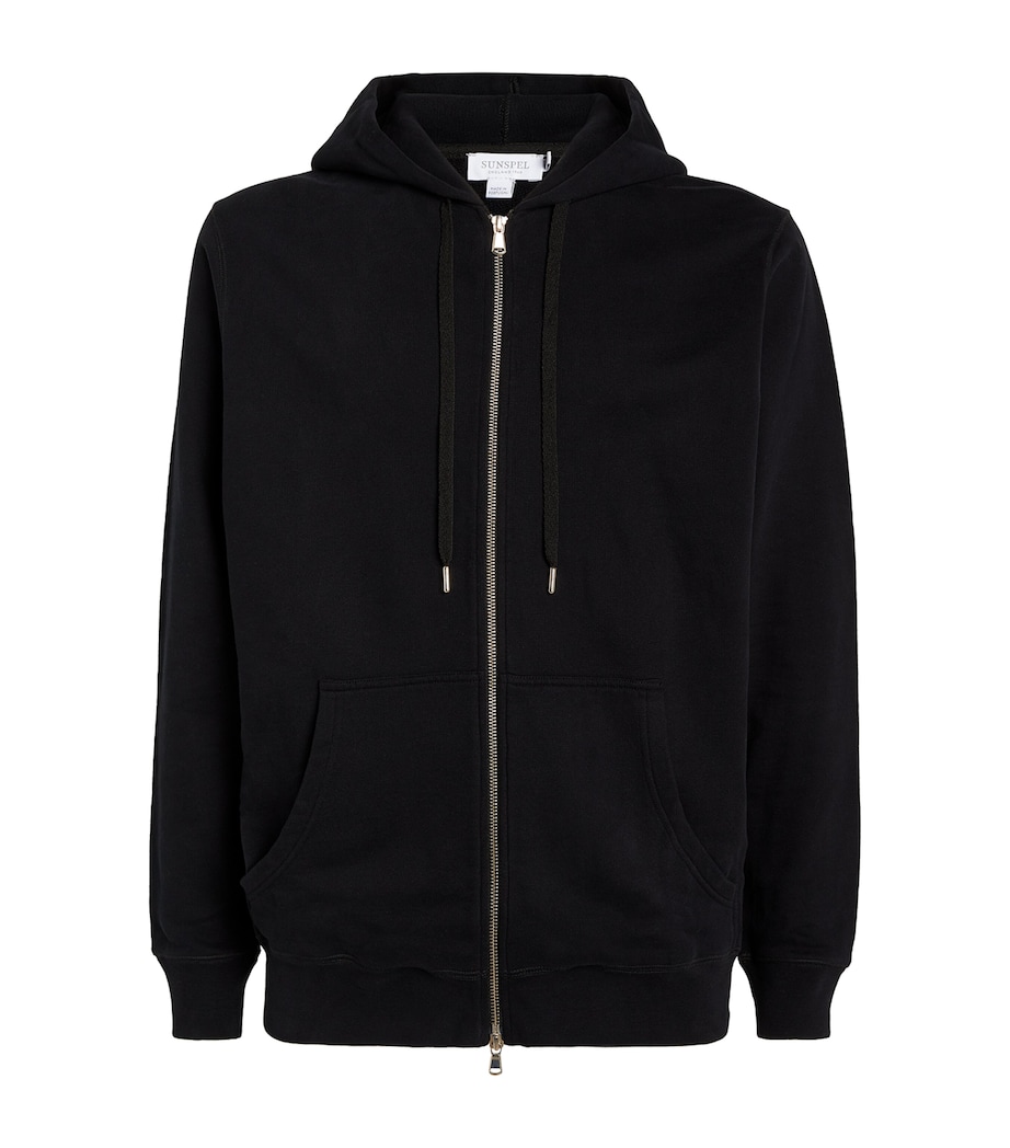 Loopback Zip-Up Hoodie BKAA Image 2
