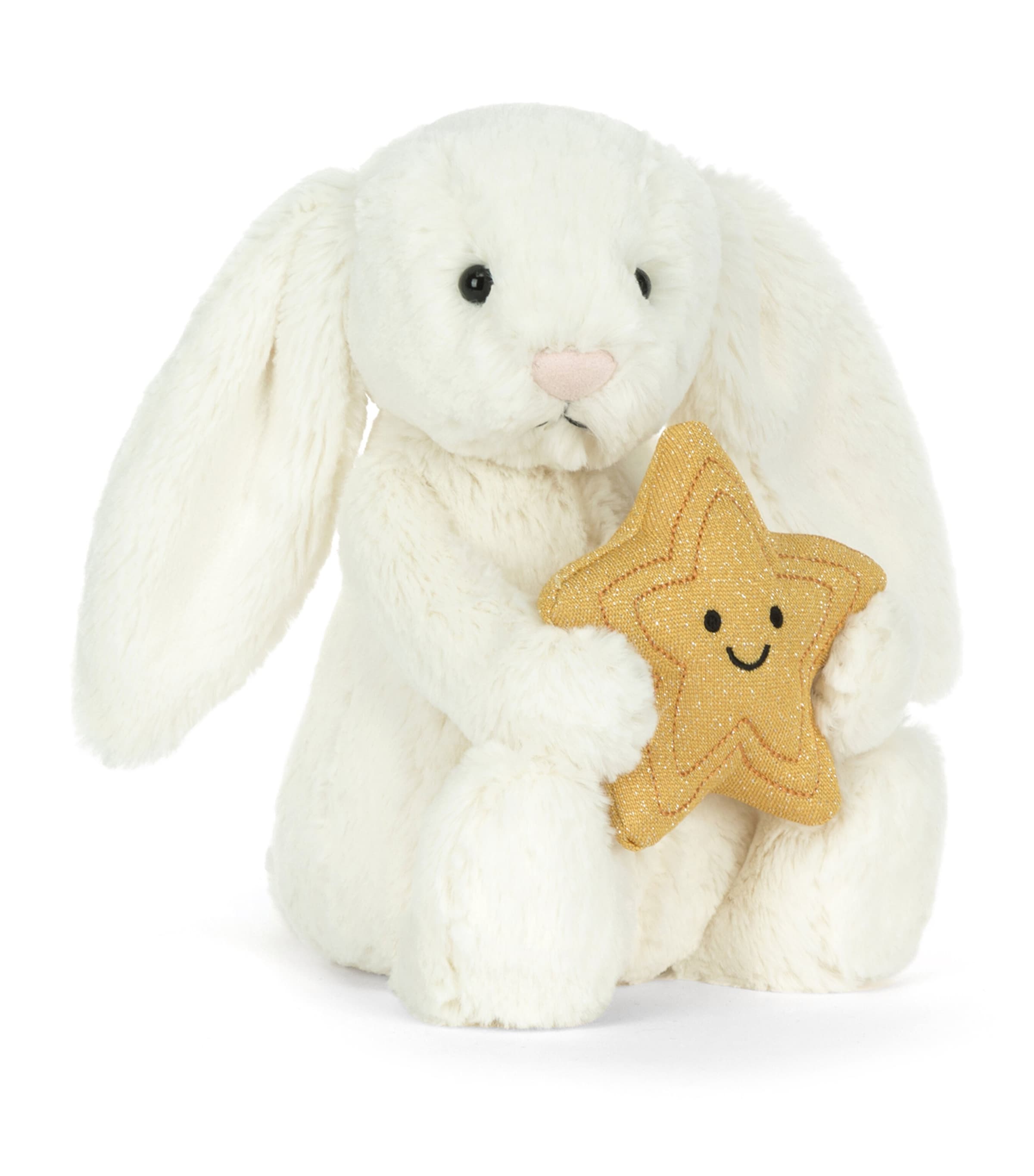 Jellycat Cream Bunny with Star (31cm) Image 2