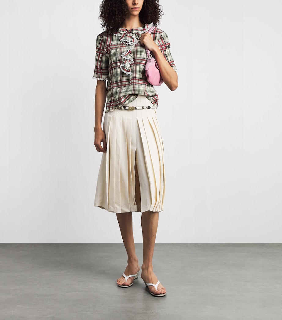 GANNI Small Kat Belt Egret Image 4