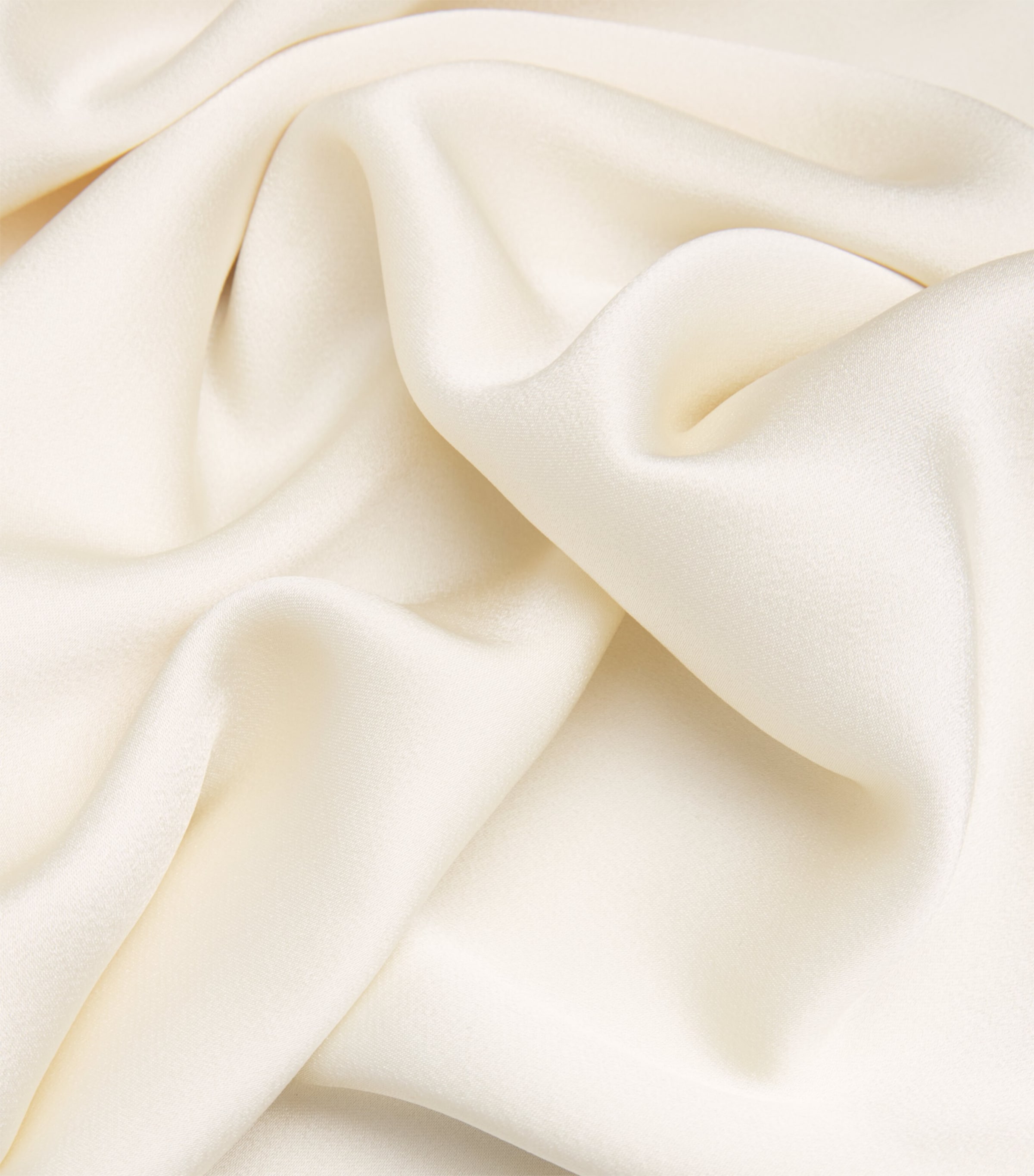 Satin Midi Skirt 102 CREAM Image 5