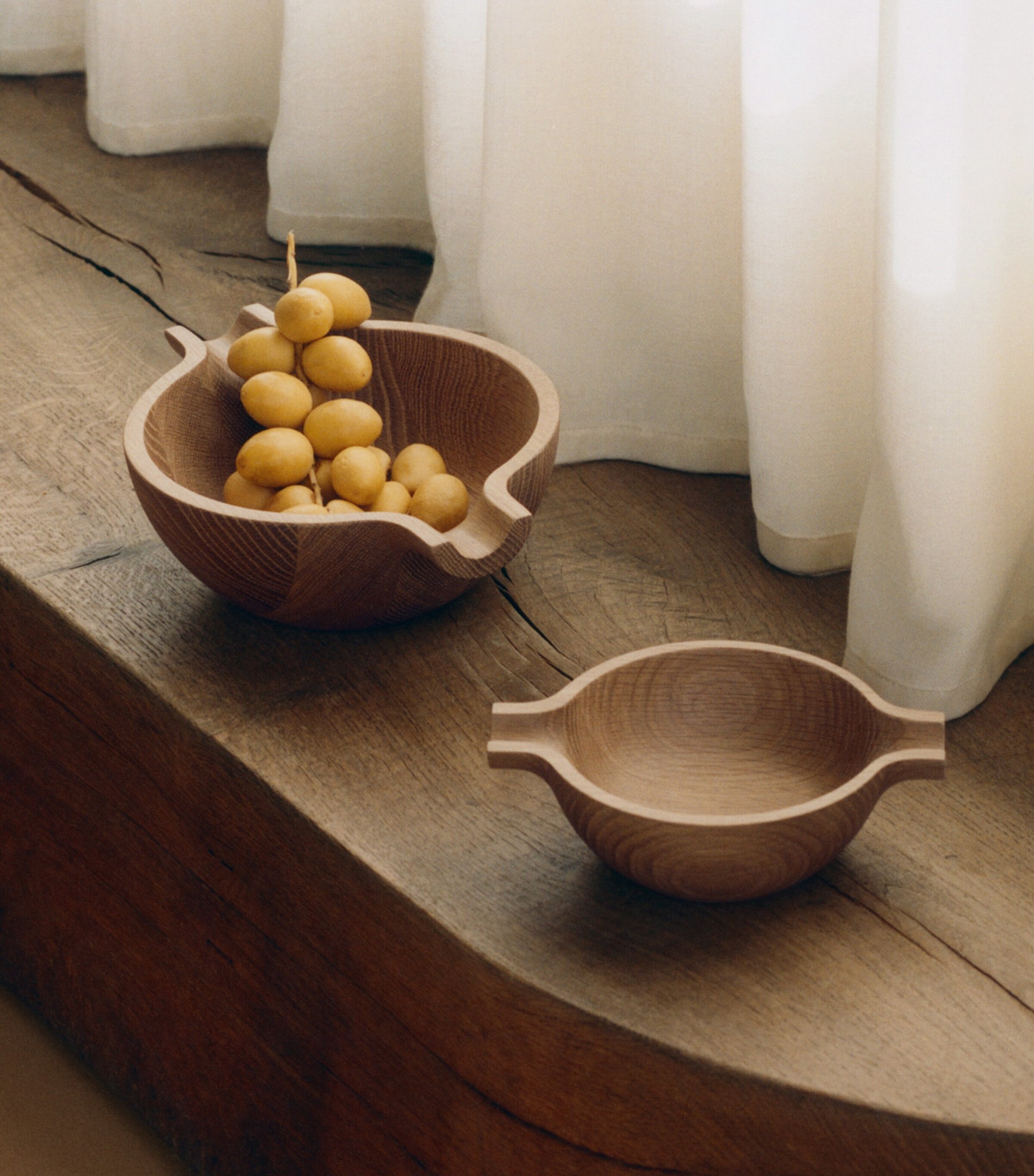 Georg Jensen Medium Wood Koppel Bowl (28.5cm) Oak Wood Image 2