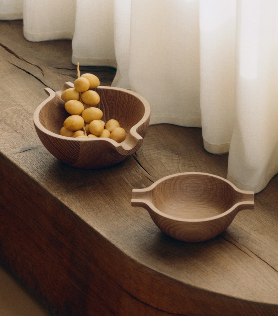 Georg Jensen Medium Wood Koppel Bowl (28.5cm) Oak Wood Image 2