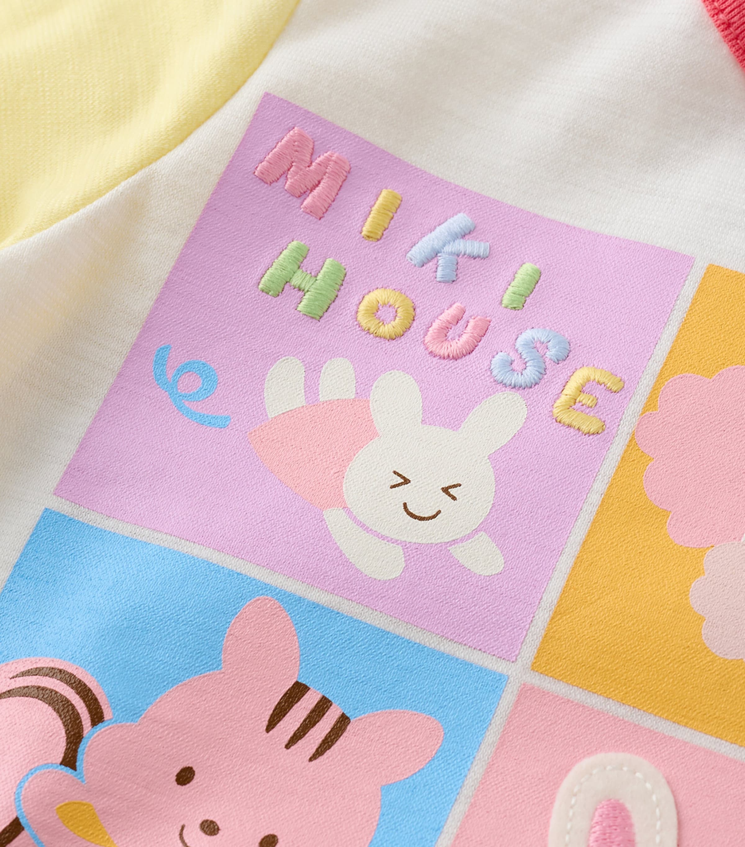 Cotton Usako Grid T-Shirt (2-7 Years) 87 Image 3