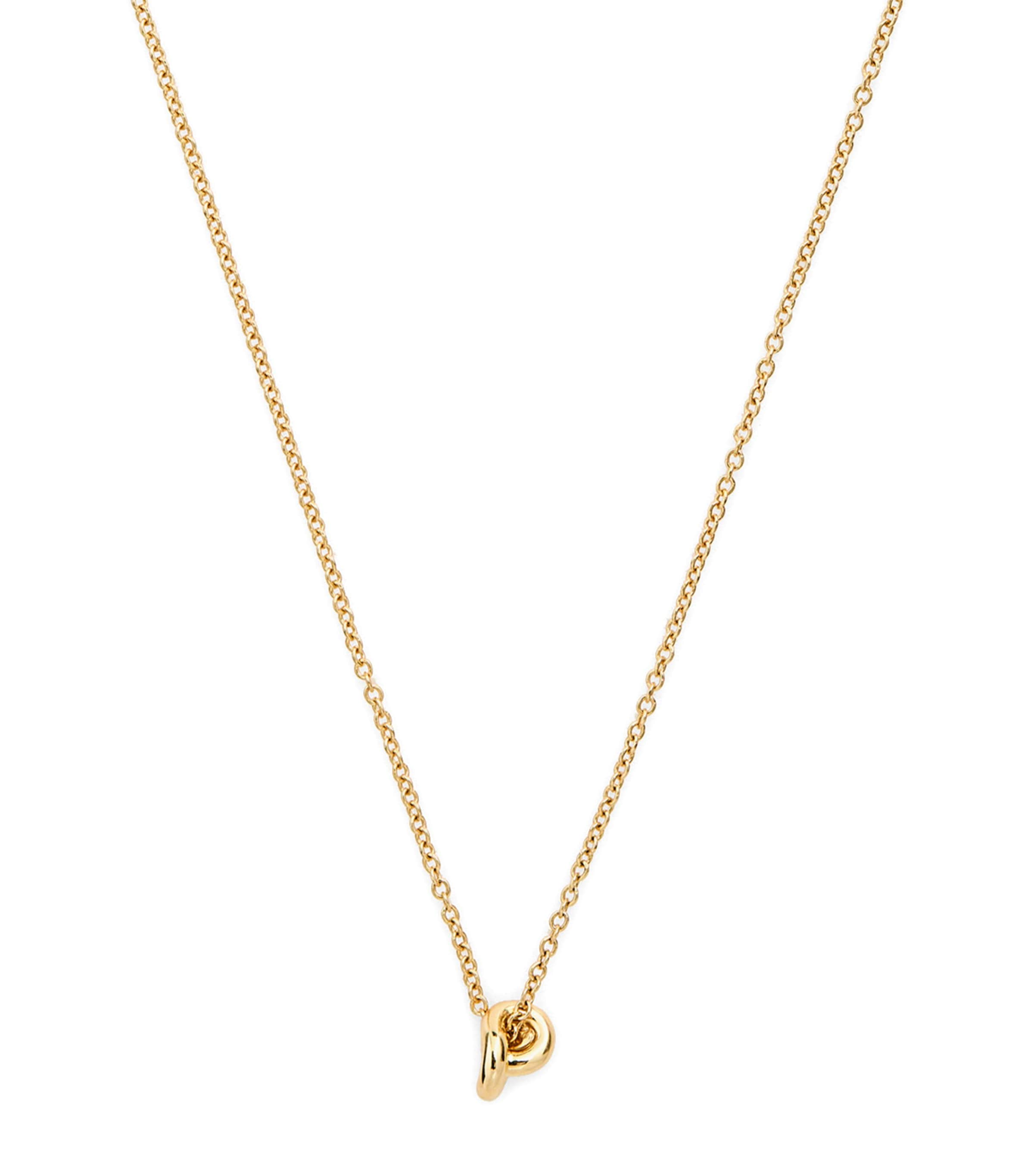 Shop Engelbert Yellow Gold Legacy Knot Pendant Necklace