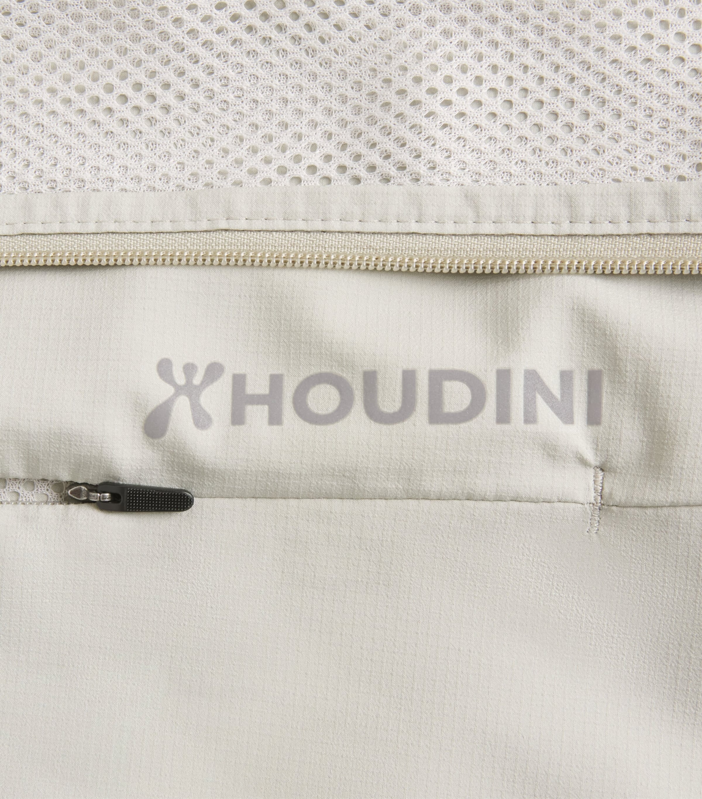 Houdini Mens Pace Flow Trail Jacket Greenish Grey Image 2