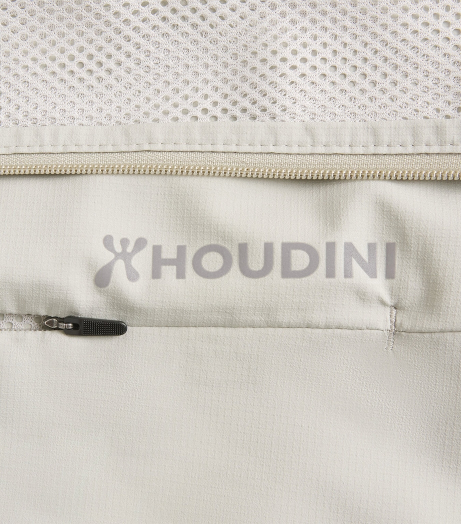 Houdini Mens Pace Flow Trail Jacket Greenish Grey Image 2