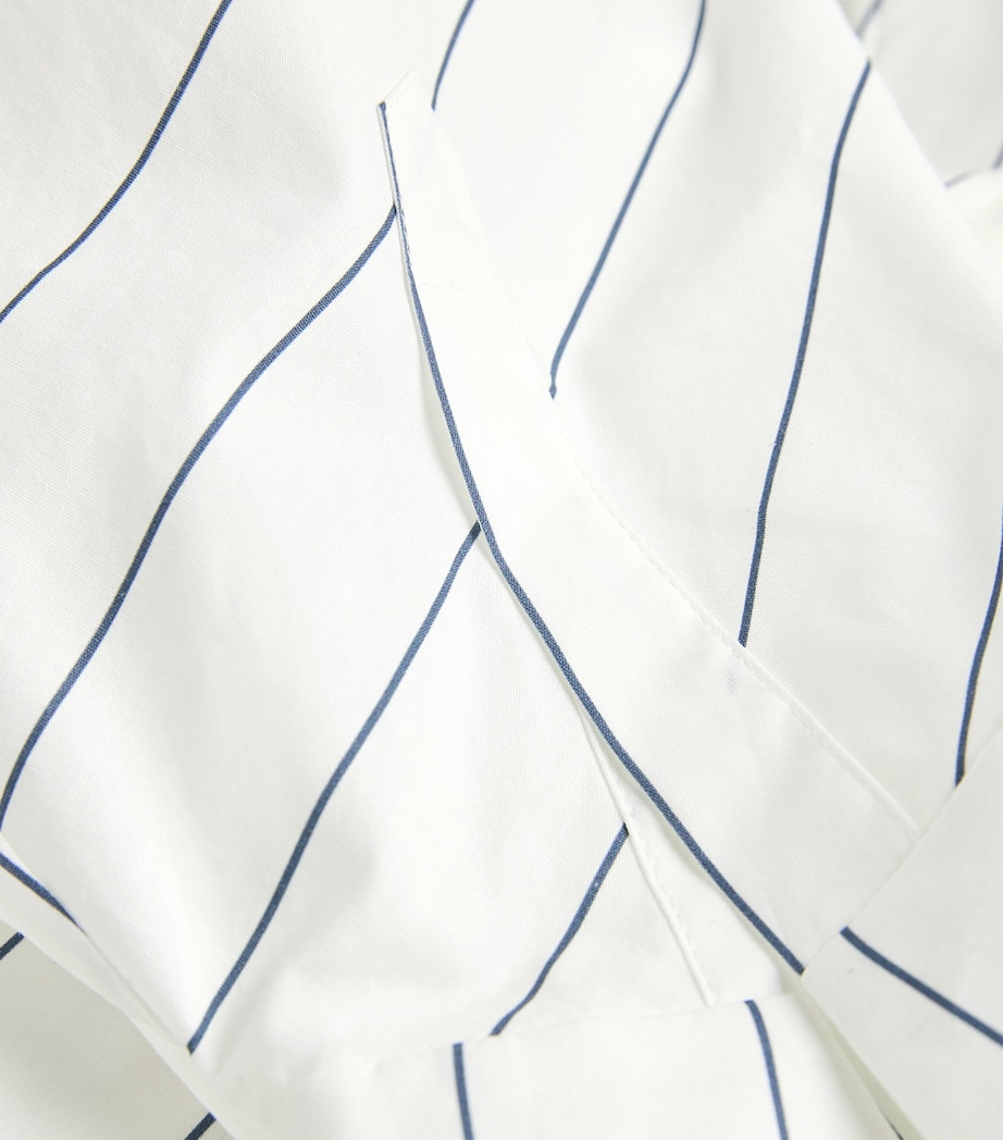Cotton Poplin Striped Shirt WHITE STRIPE Image 5