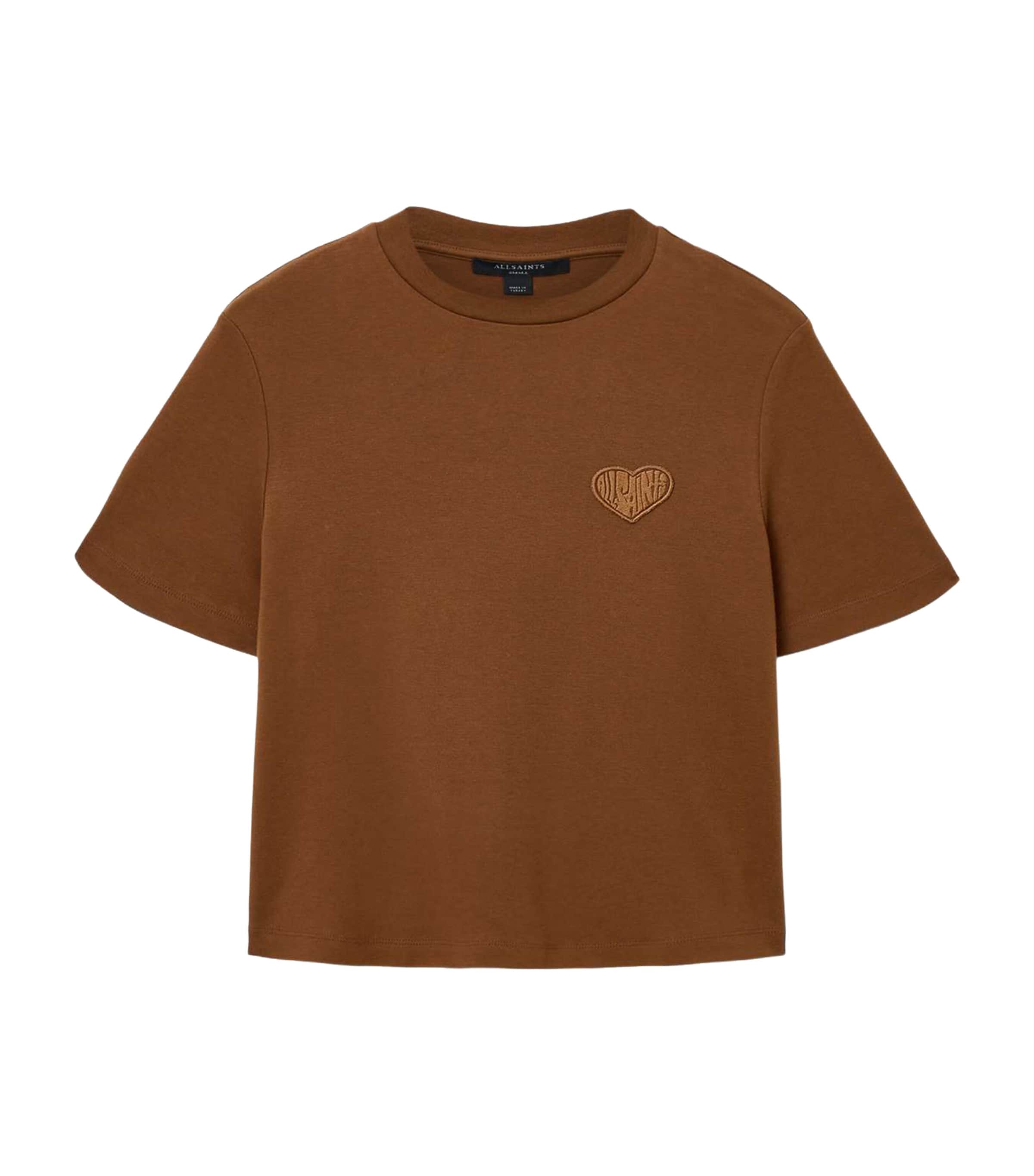 Organic Cotton Lover T-Shirt COGNAC BROWN Image 1