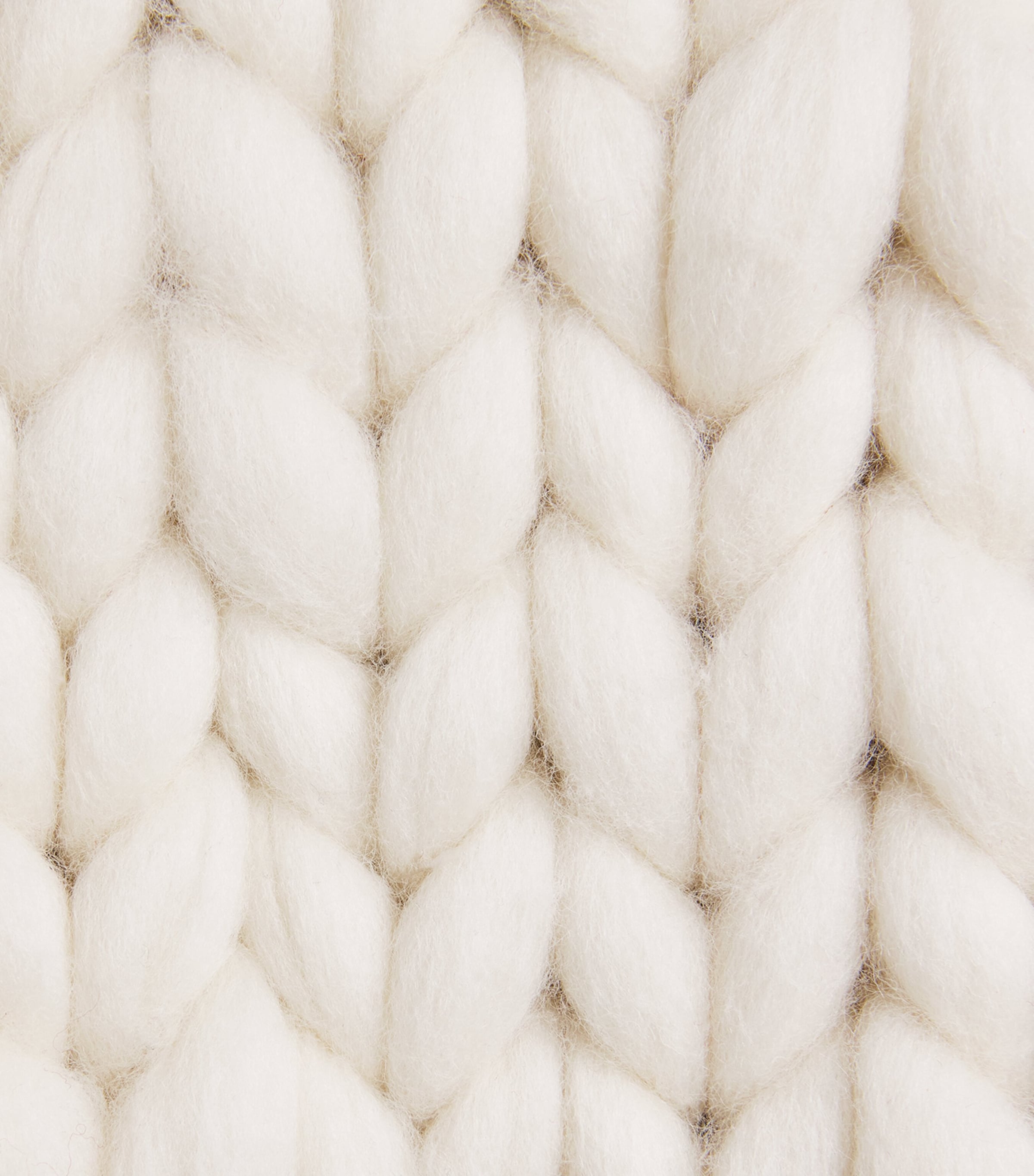 Lauren Aston Merino Wool Knitted Stocking Natural White Image 3