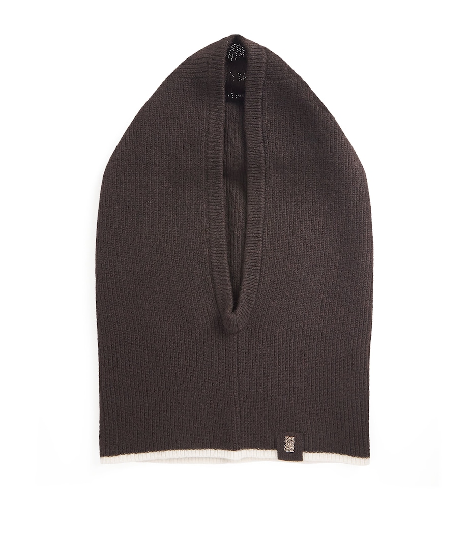 Wool Snood BROWN Image 1