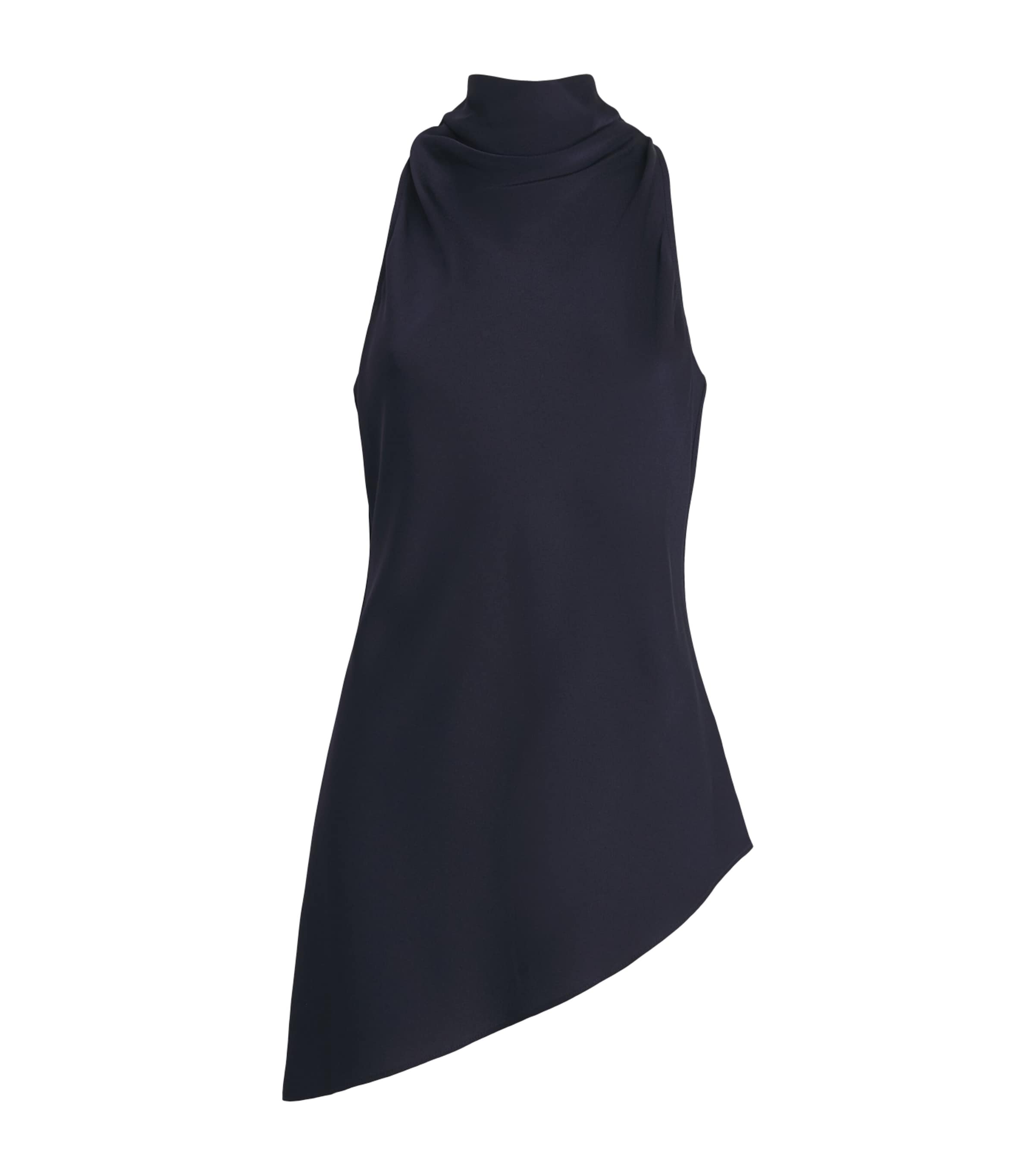 Veronica Beard Womens Radford Tunic Top Navy Image 1