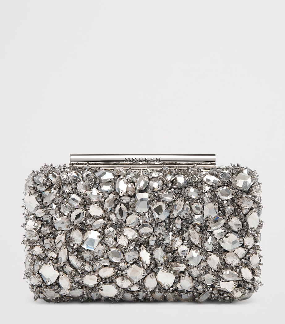 Leather T-Bar Box Clutch Bag 1402 Image 3