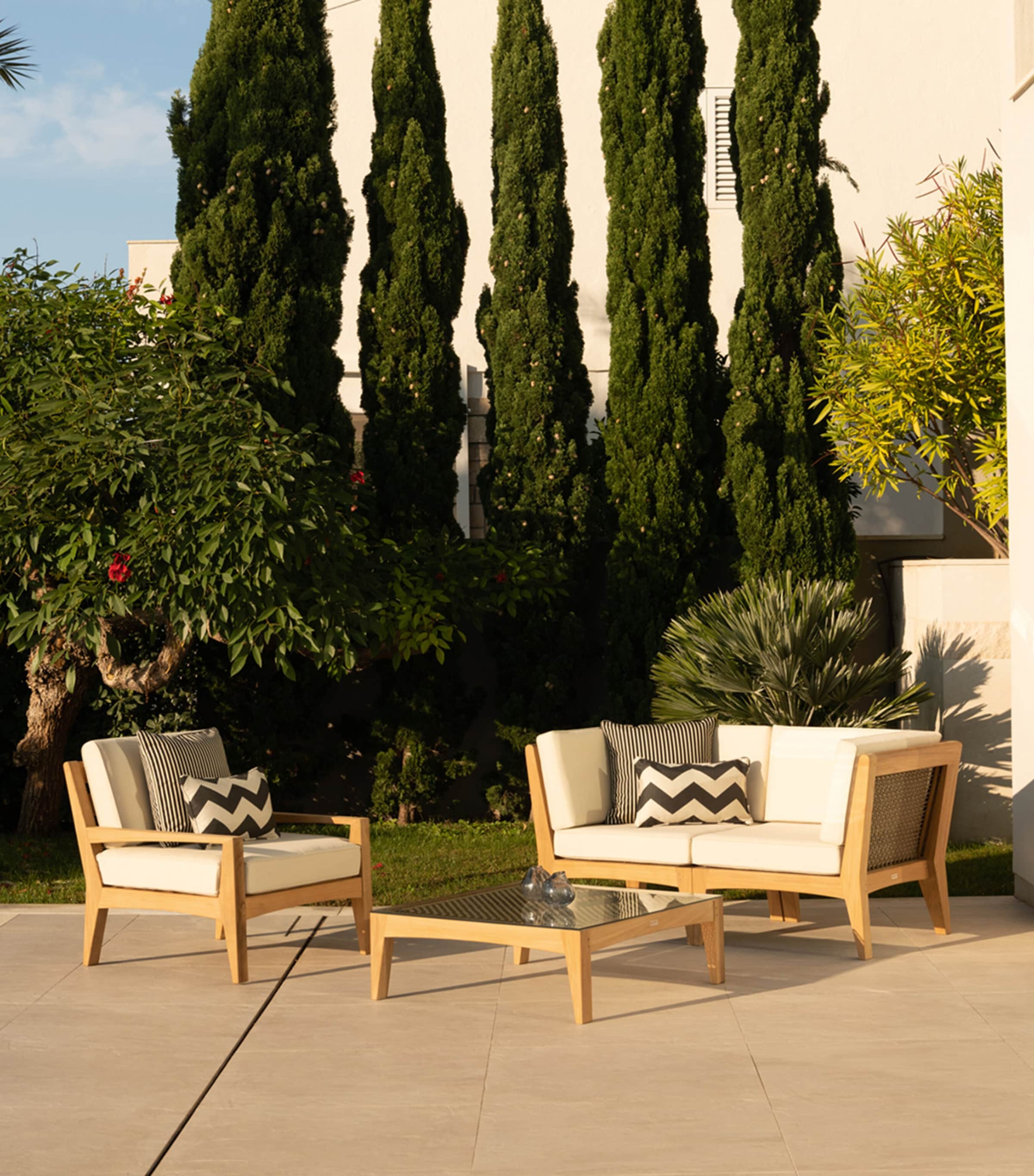 Indian Ocean Cove Modular Outdoor Centre Lounge Chair Taupe Image 4