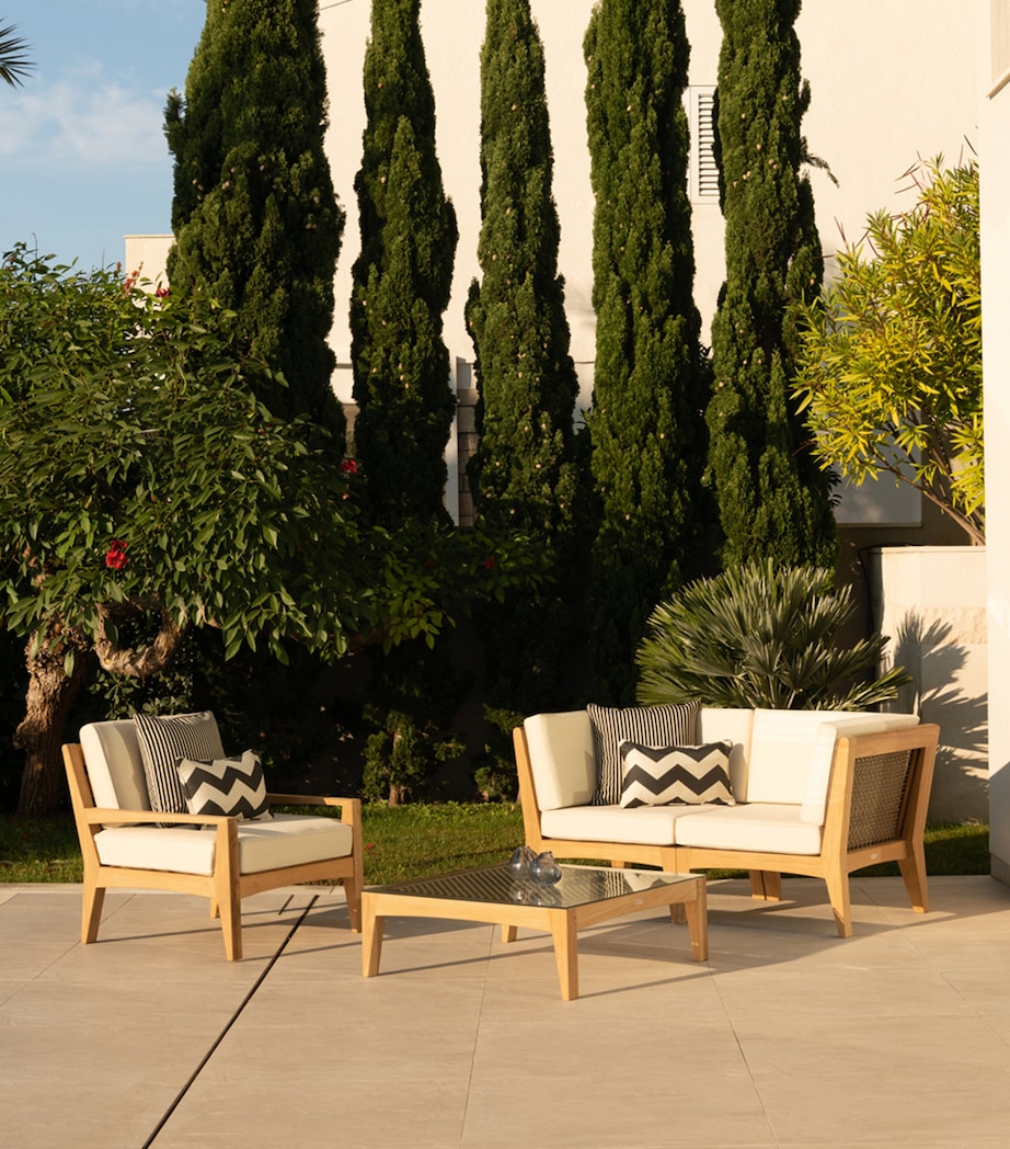 Indian Ocean Cove Modular Outdoor Centre Lounge Chair Taupe Image 4
