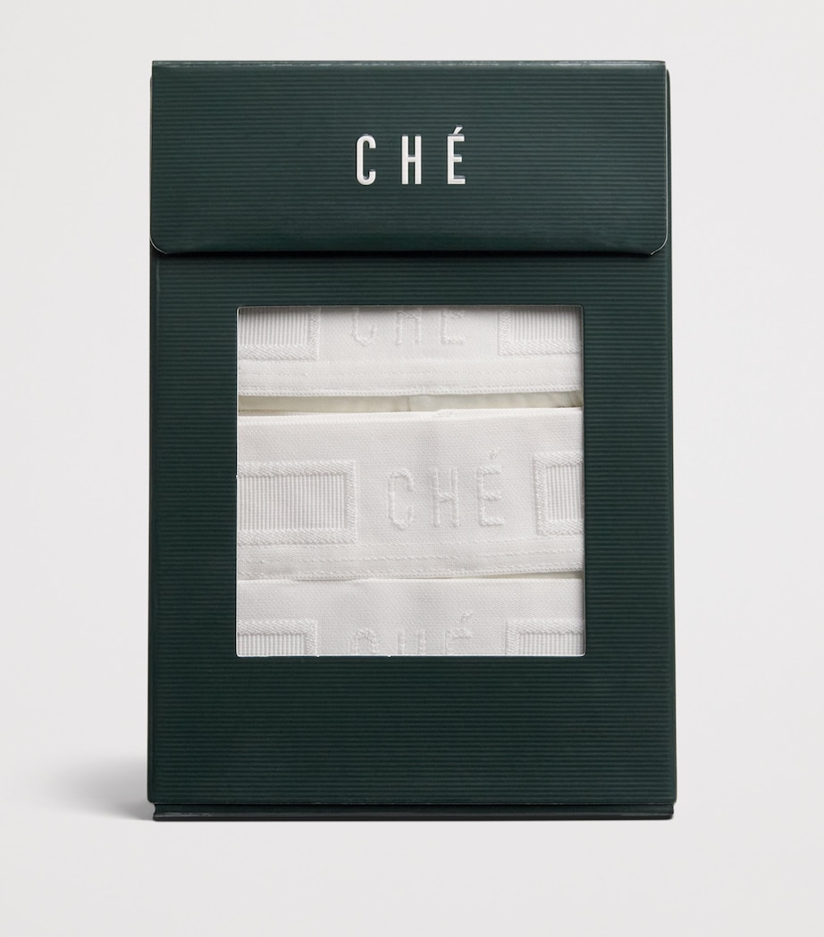 CHÉ Mens Modal-Blend Trunks (Pack of 3) White Image 4