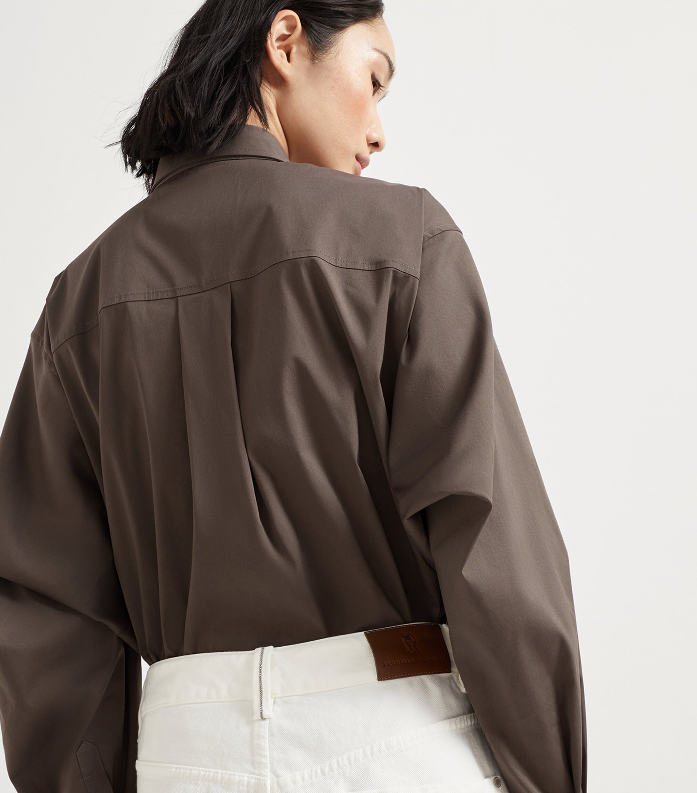 Denim Monili-Detail Trousers C600 Image 5