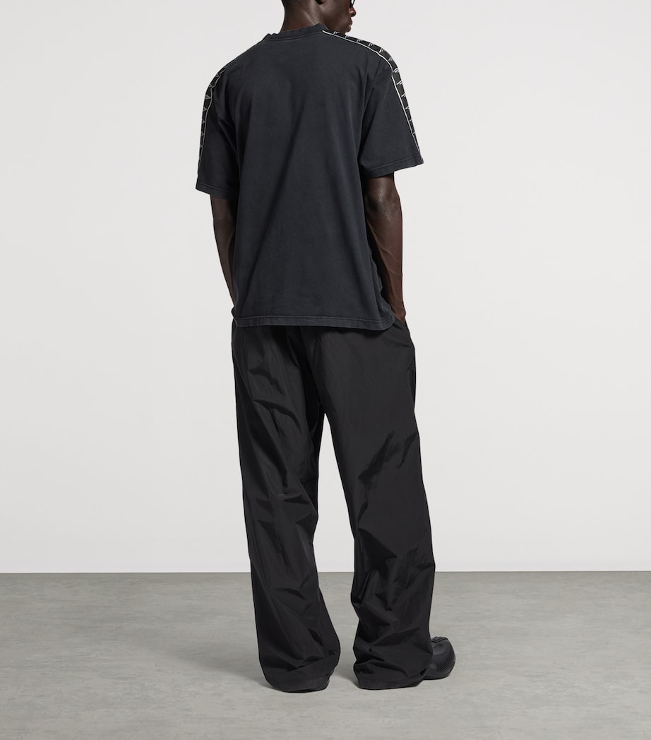 Cotton Logo Strip T-Shirt 1041 Image 3