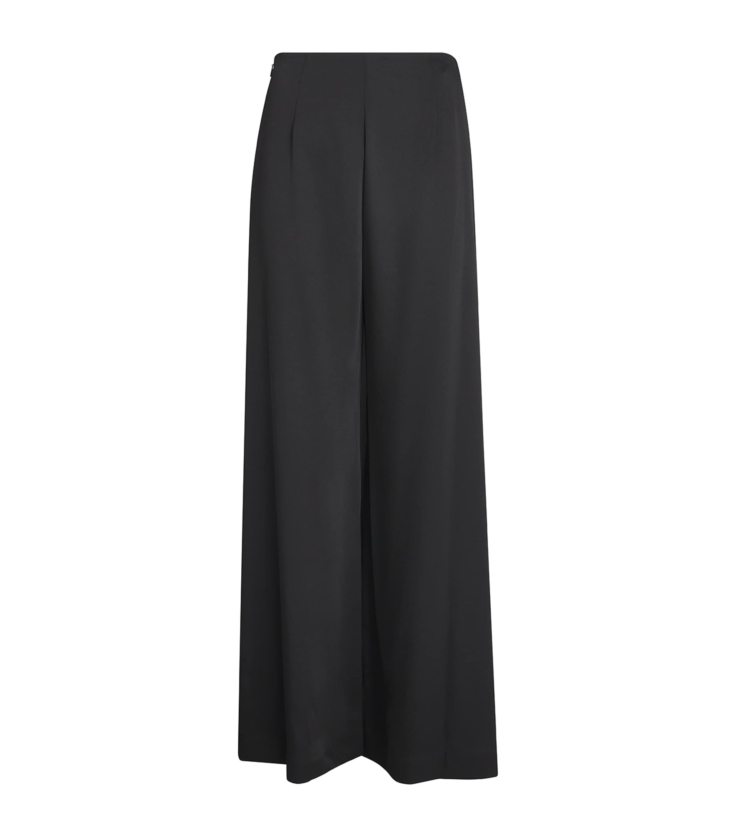 CAMILLA AND MARC Womens Elowyn Wide-Leg Trousers Black Image 1
