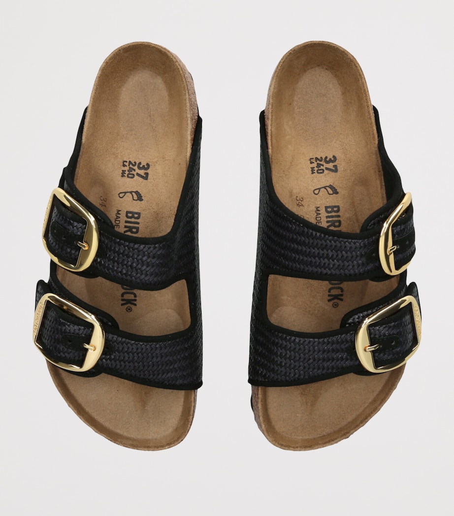 Raffia Arizona Sandals BLACK Image 4