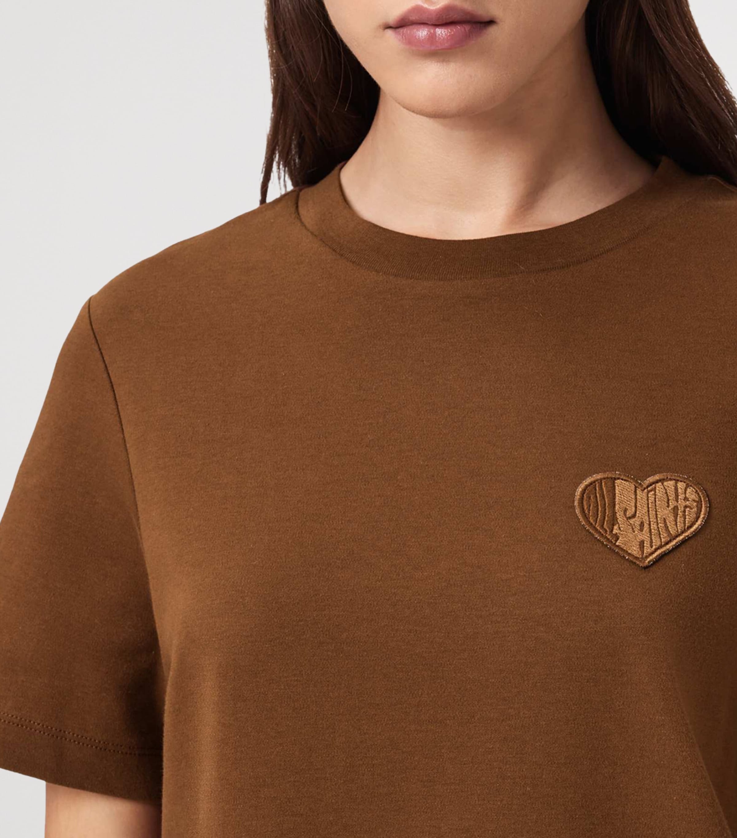 Organic Cotton Lover T-Shirt COGNAC BROWN Image 8