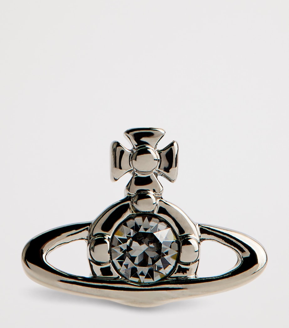 Nano Solitaire Single Earring S108 RUTHENIUM BLACK Image 3