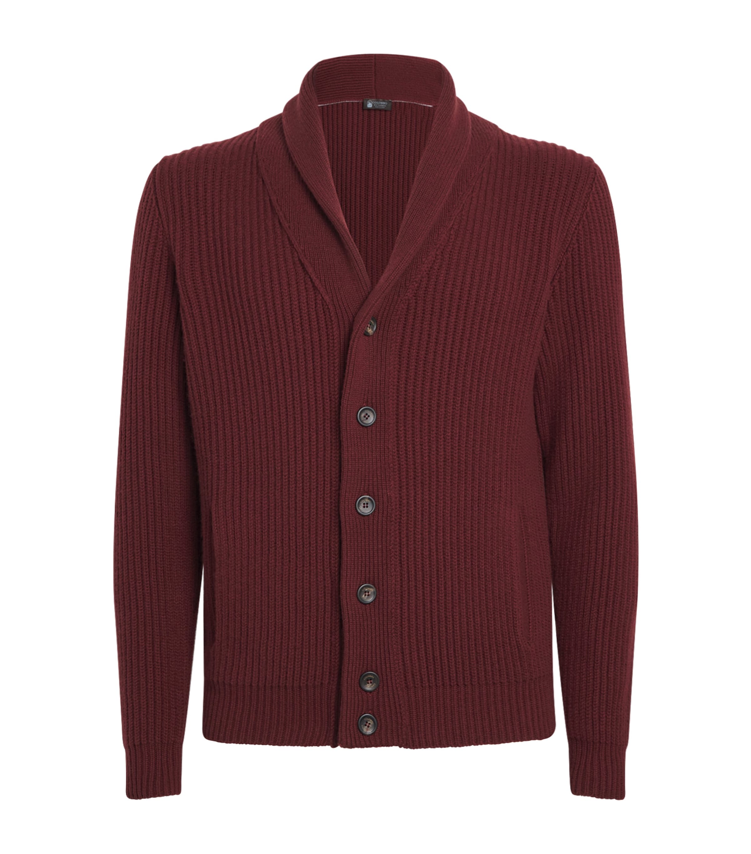 Colombo Kid Cashmere Cardigan In Red