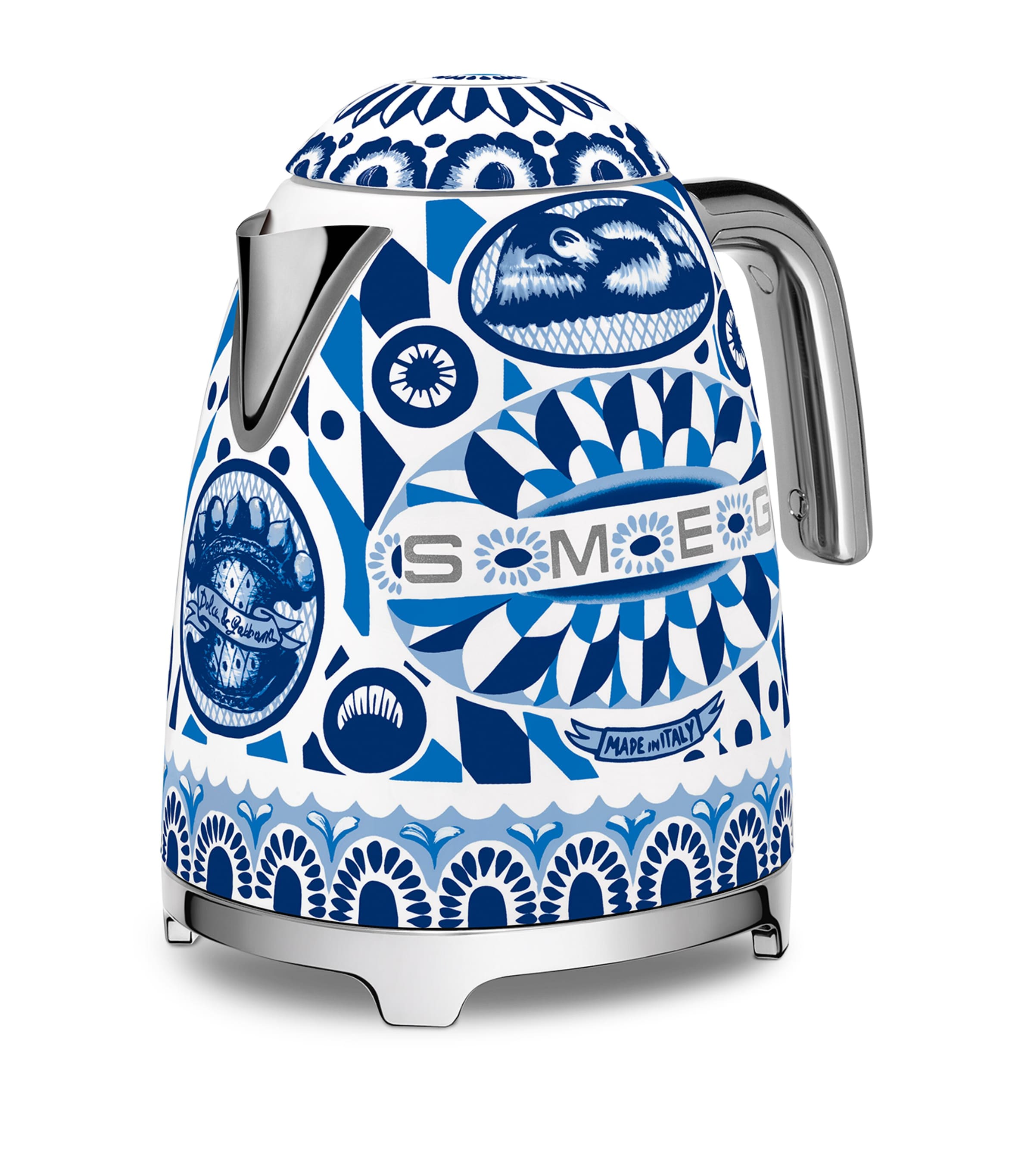 x Dolce & Gabbana Blu Mediterraneo Kettle (1.7L) WHITE & BLUE Image 7