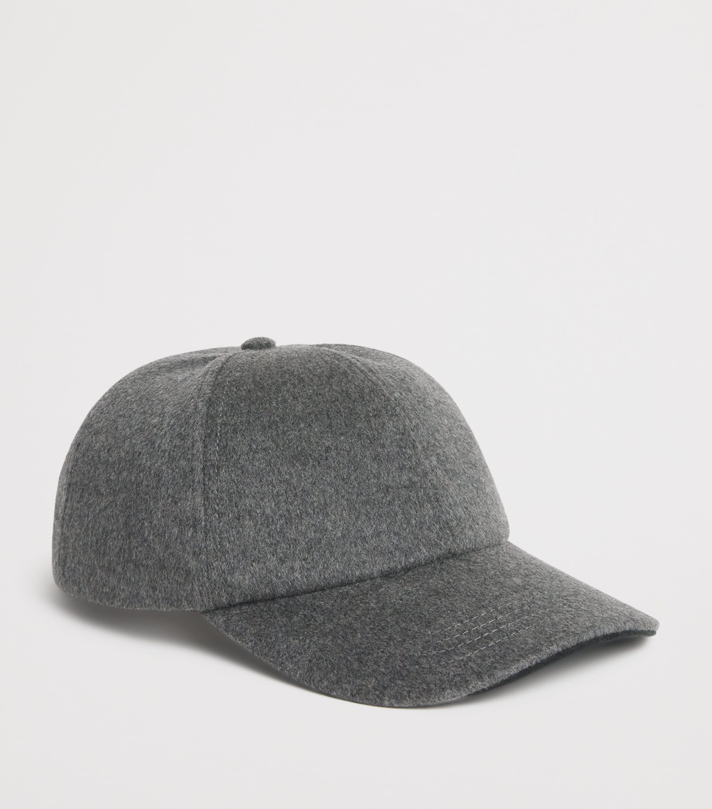 Cashmere Baseball Cap N55 LEAD GREY Image 2