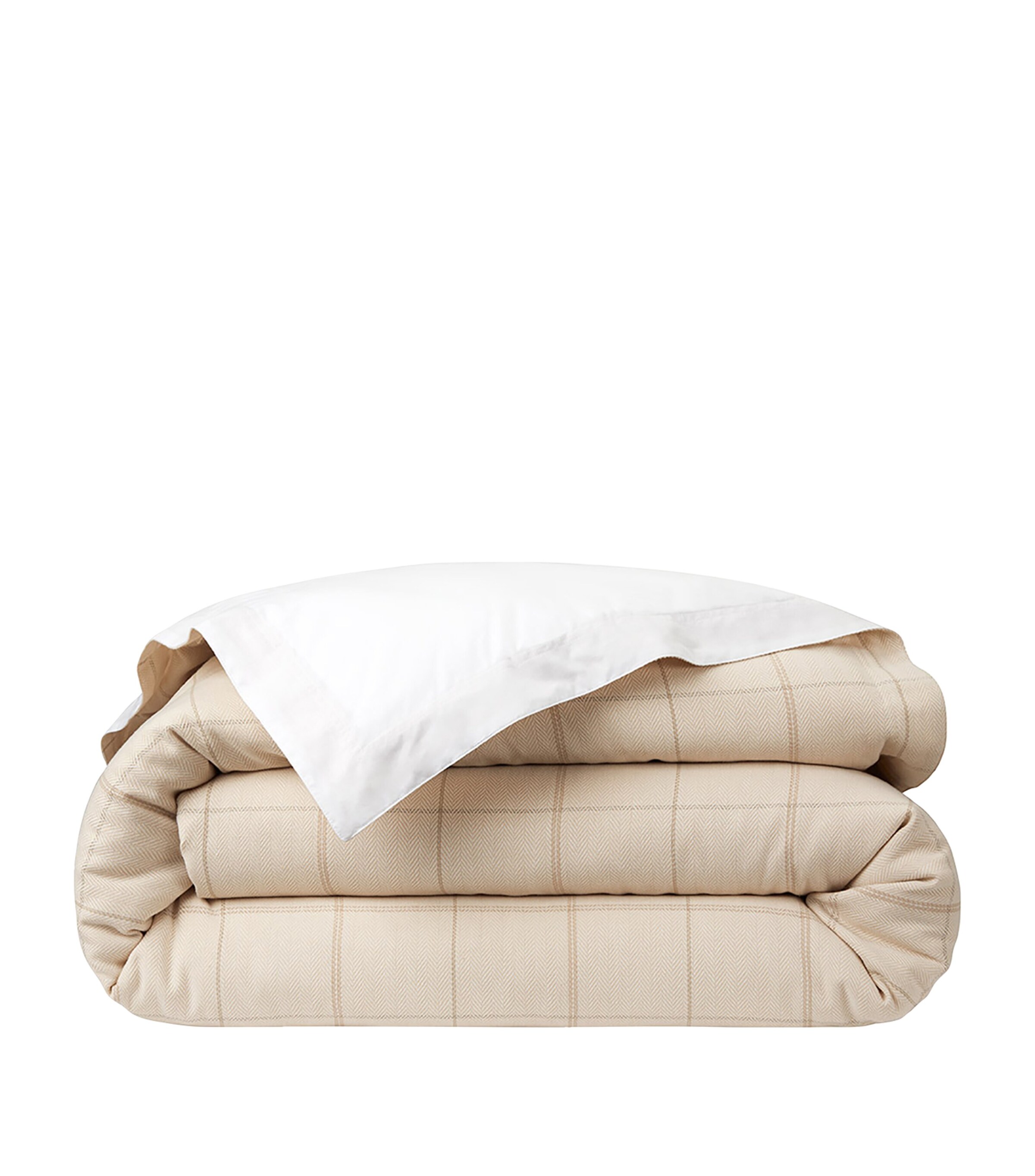 Ralph Lauren Home Cotton Tyler King Duvet Cover (240cm x 220cm) Sand Image 2