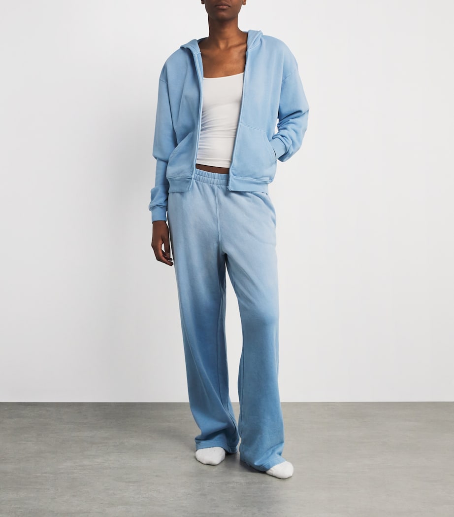 French Terry Zip-Up Hoodie BLUE BELL Image 2