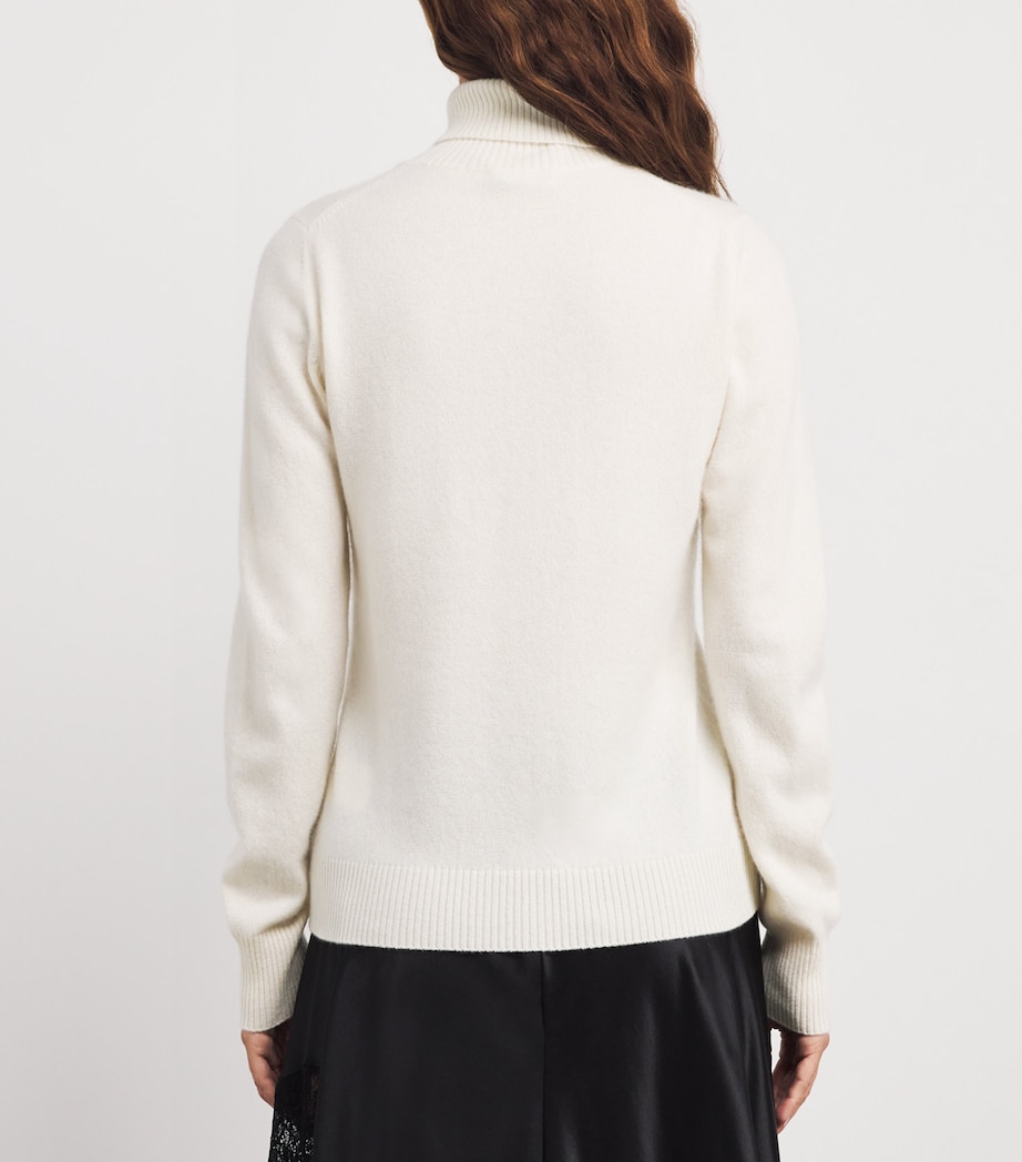 Cashmere Pure Rollneck Sweater 2040 OFF WHITE Image 4