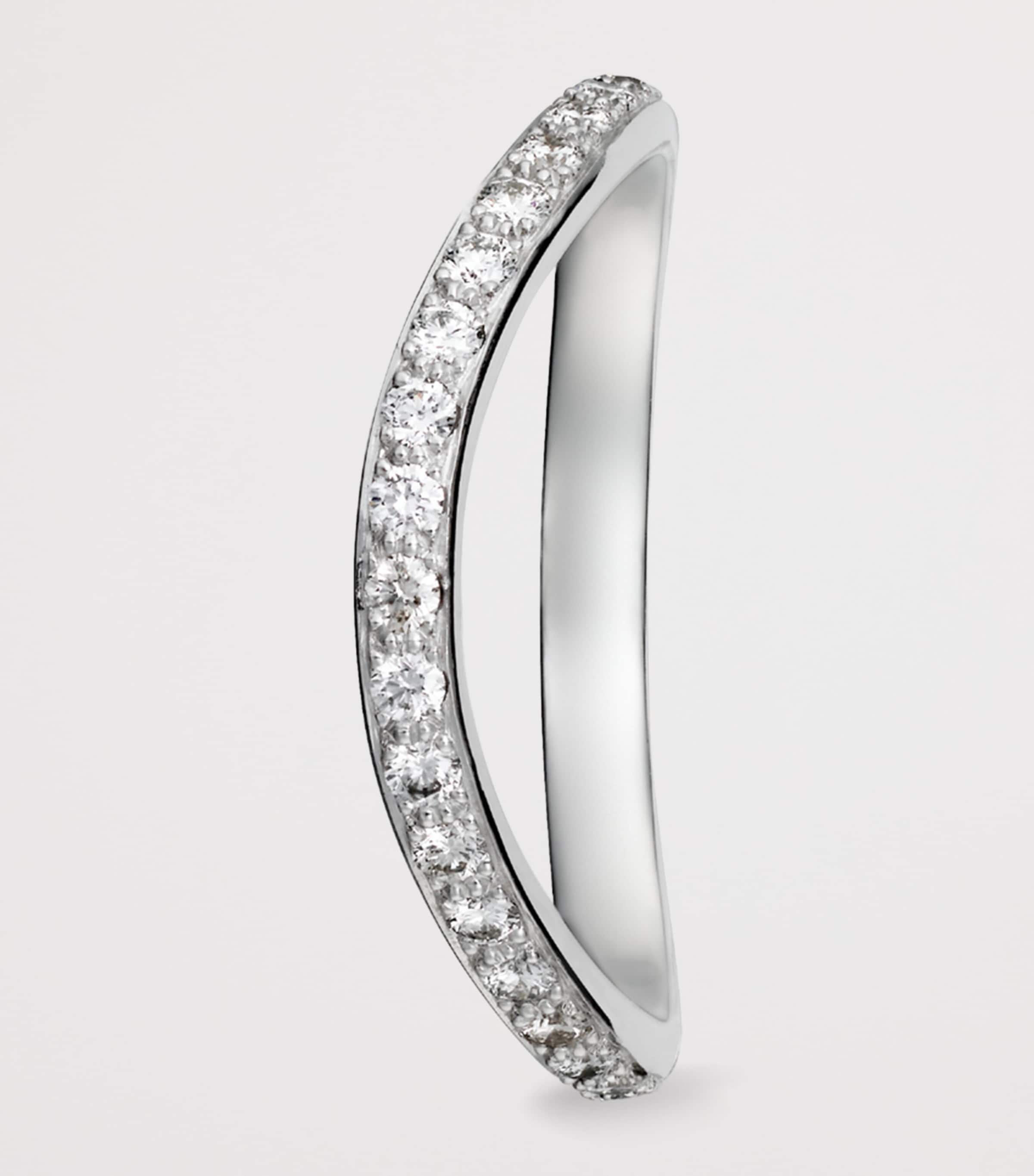 Cartier Platinum and Diamond Trinity Ruban Wedding Band Platinum Image 4