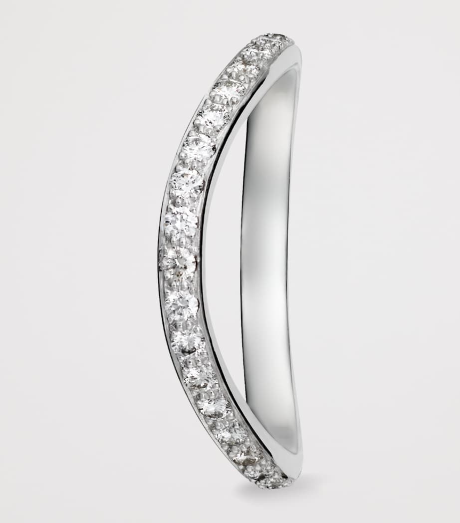Cartier Platinum and Diamond Trinity Ruban Wedding Band Platinum Image 4