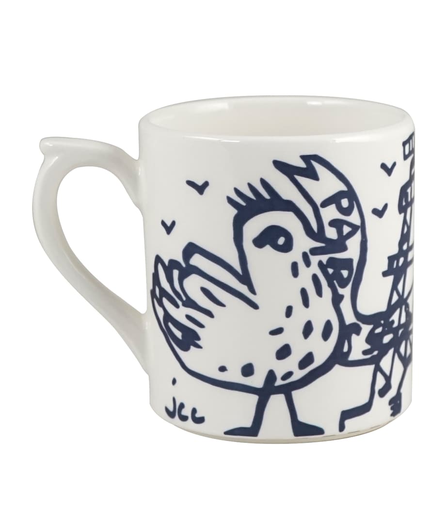 L'Archipel Sentimental Eiffel Tower Mug WHITE, BLUE Image 3