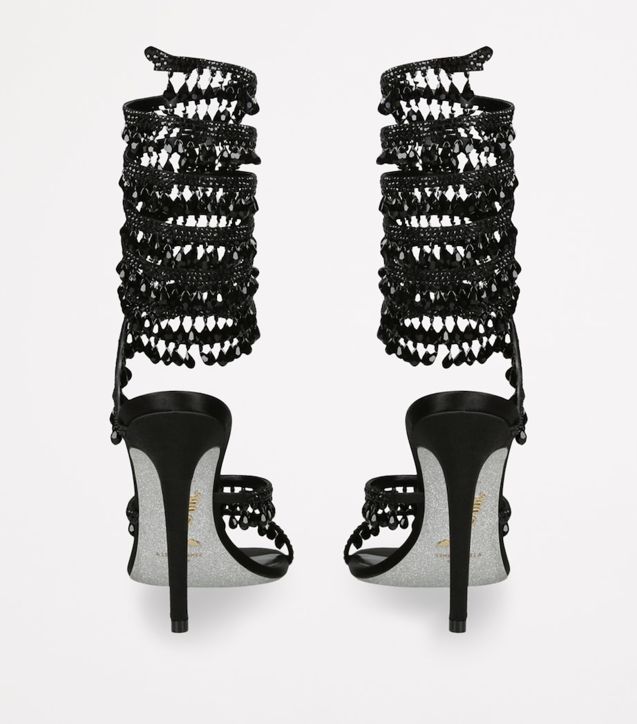 Chandelier Heeled Sandals 105 BLACK Image 2