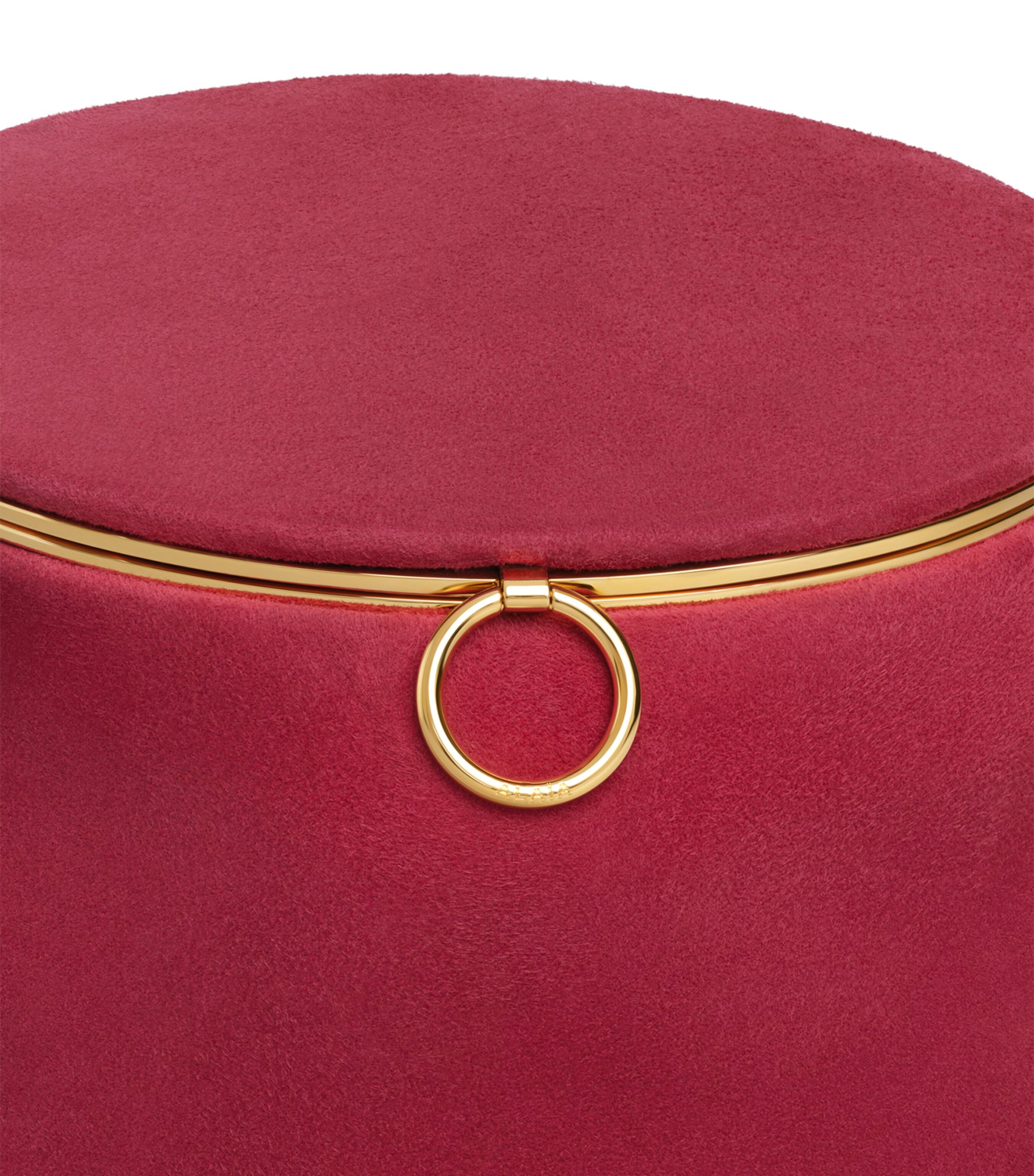 Small Suede La Canette Shoulder Bag CHOCOLAT Image 4