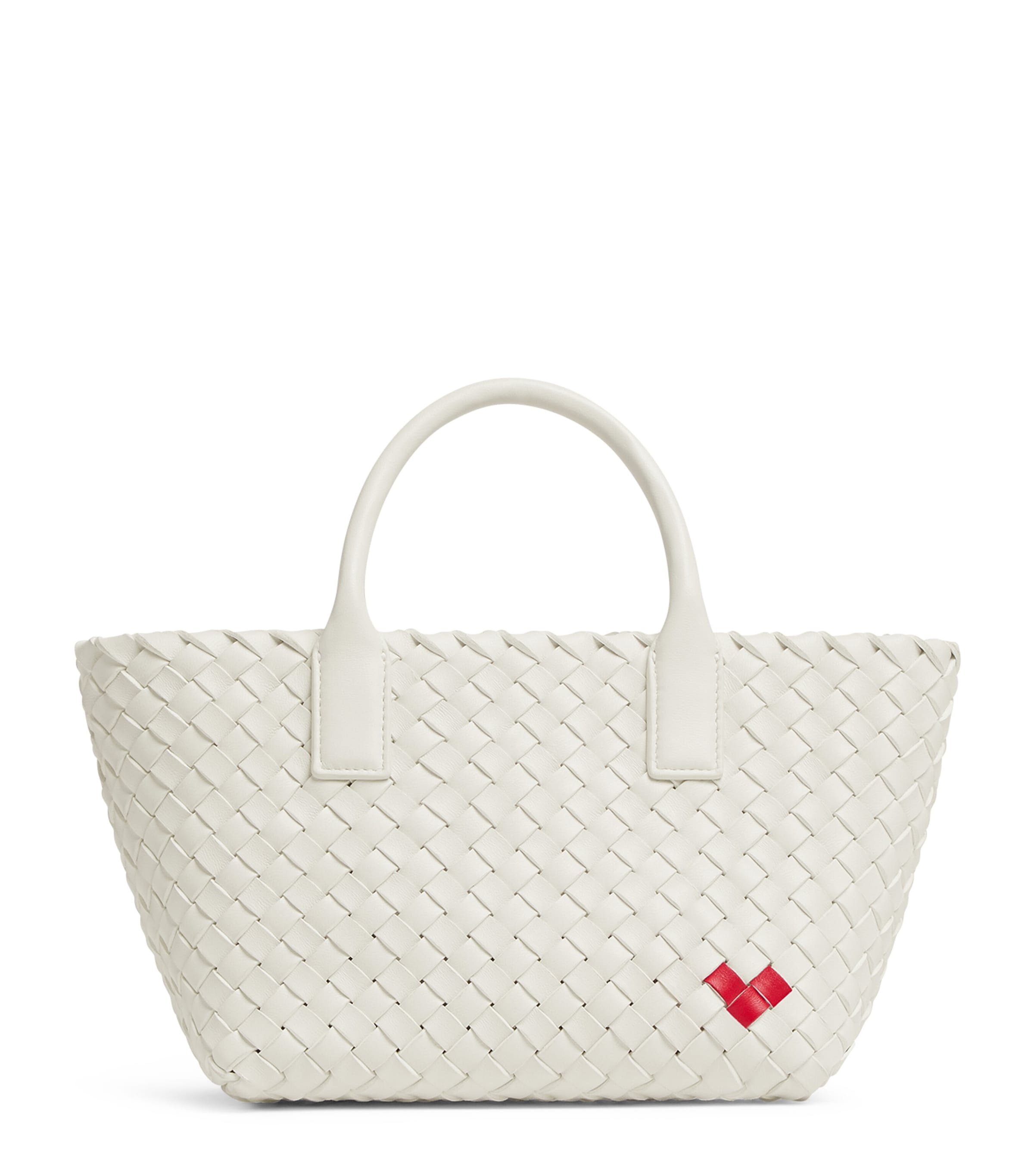 Bottega Veneta Small Cabat Bag In Grey