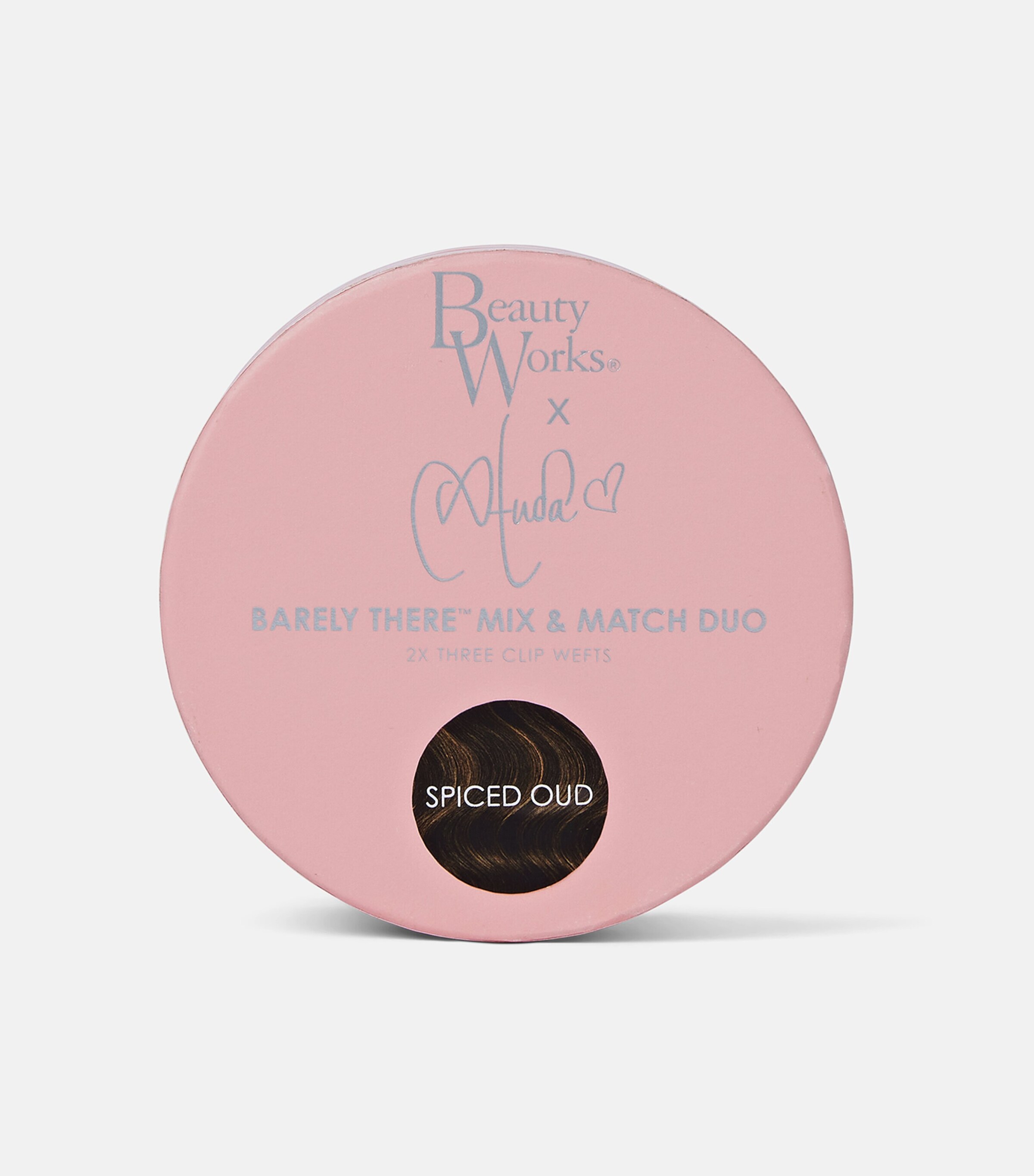 Beauty Works x Huda BARELY THERE Mix & Match Duo Clip-In Hair Extensions (20") HONEY BLONDE Image 3